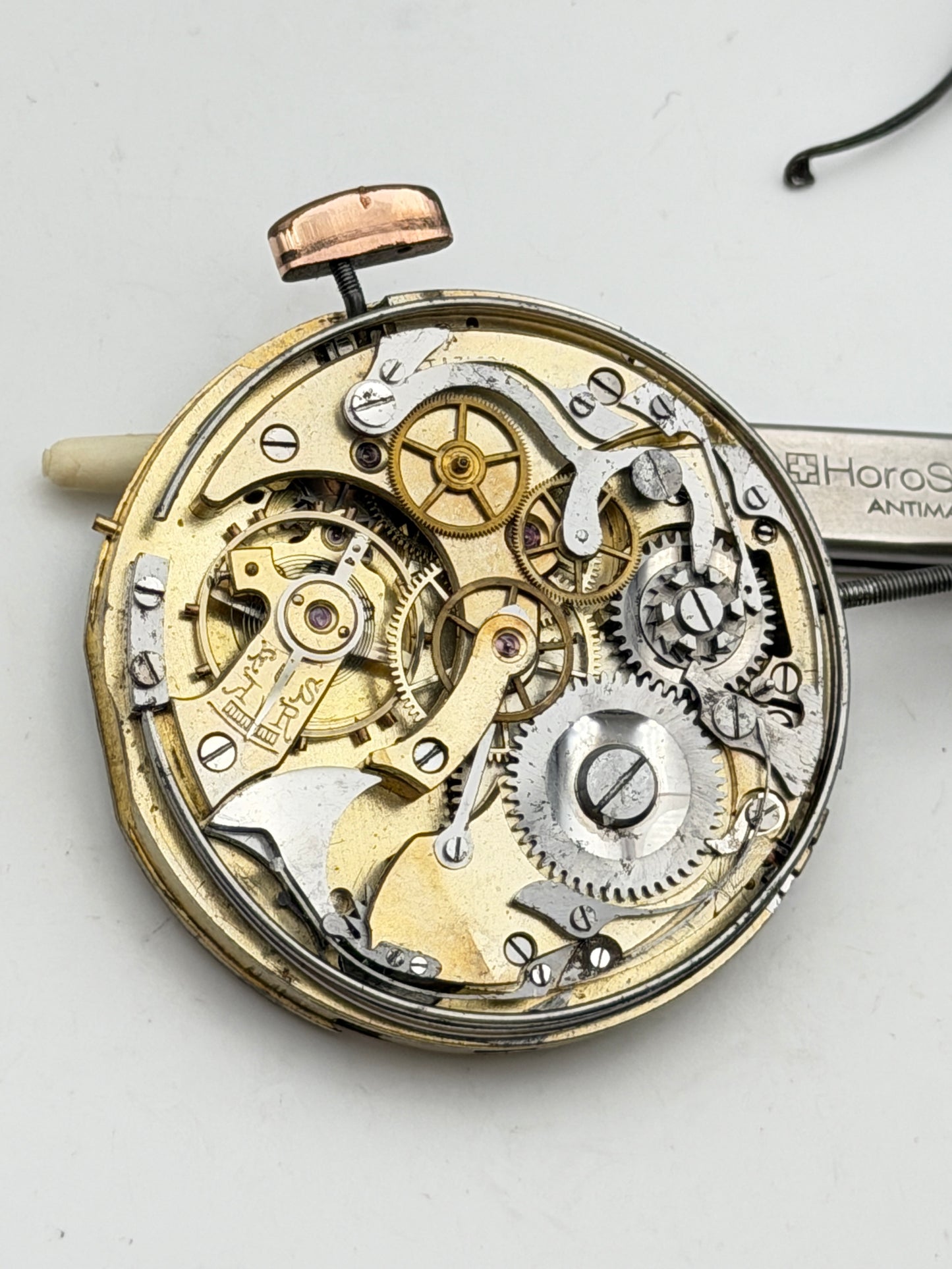 pocket watch repetition ripetizione minuti e chrono minute repeater movement