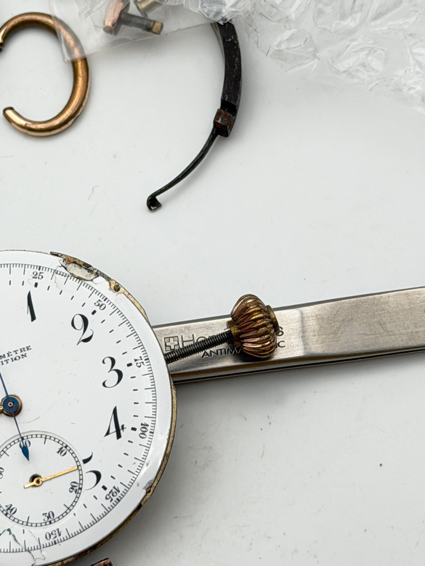 pocket watch repetition ripetizione minuti e chrono minute repeater movement