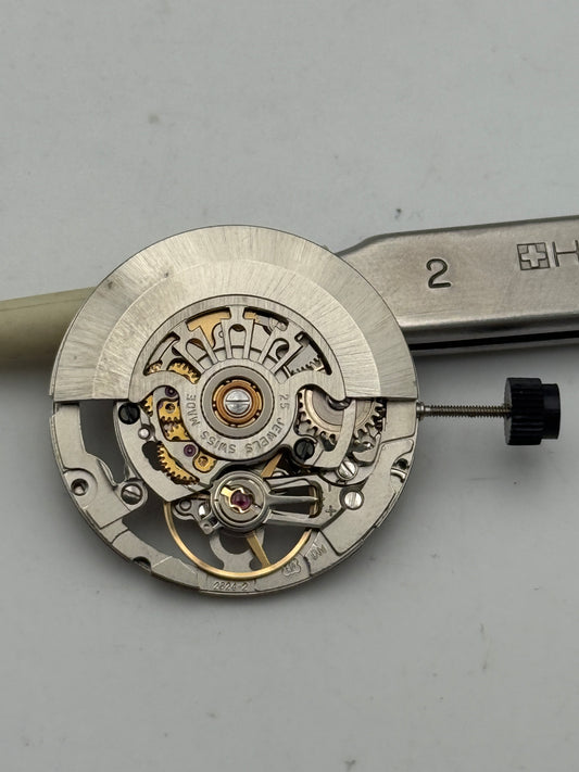 bulova eta 2824-2 skelethon automatic movement scheletrato