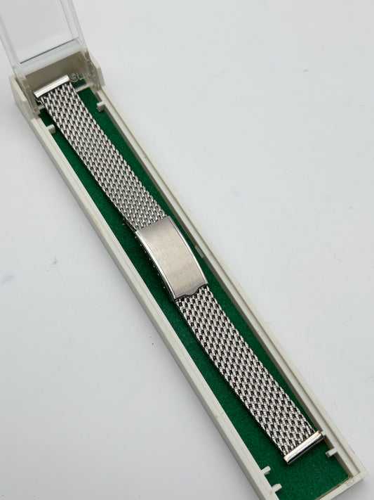 maruman flex nos 14mm steel bracciale bracelet strap vintage