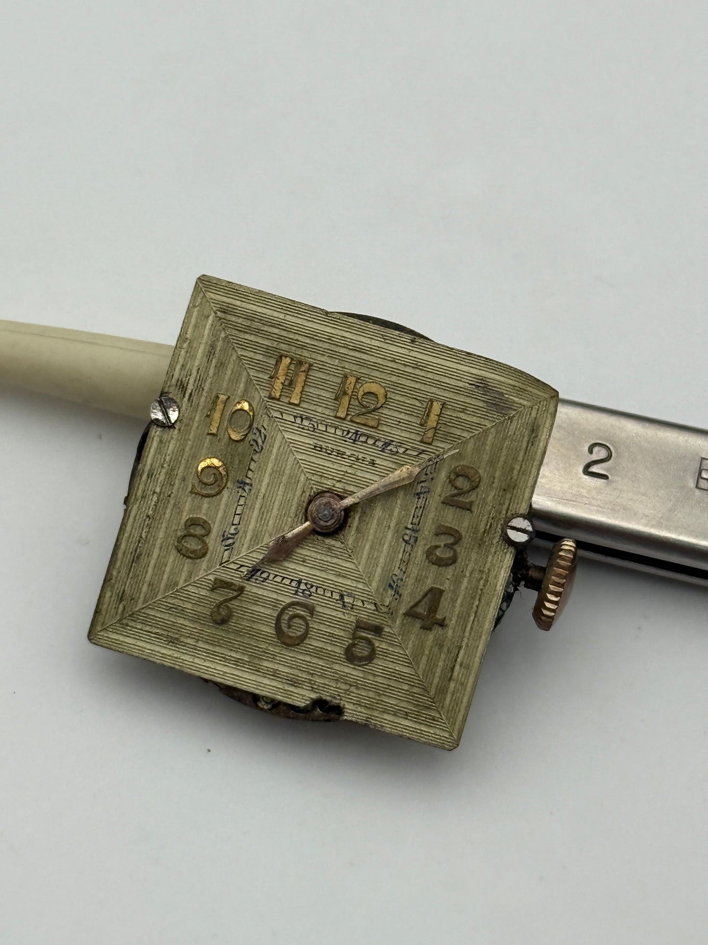 burgia trefz 23.5mm cilindro cylinder pocket watch movement movimento