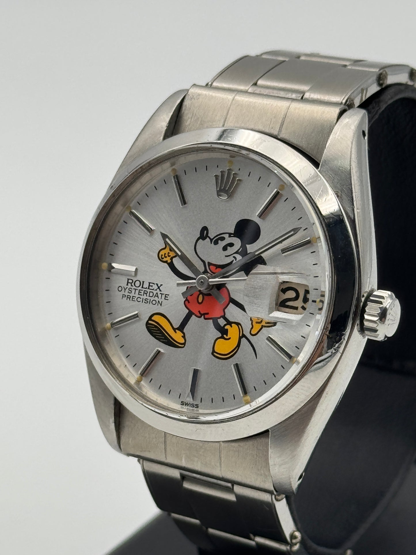 rolex precision oysterdate precision 6694 mickey mouse