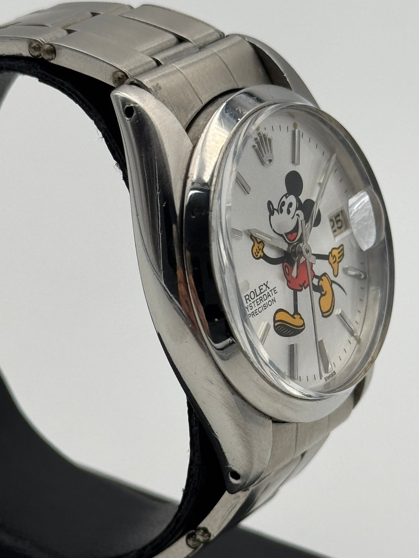 rolex precision oysterdate precision 6694 mickey mouse
