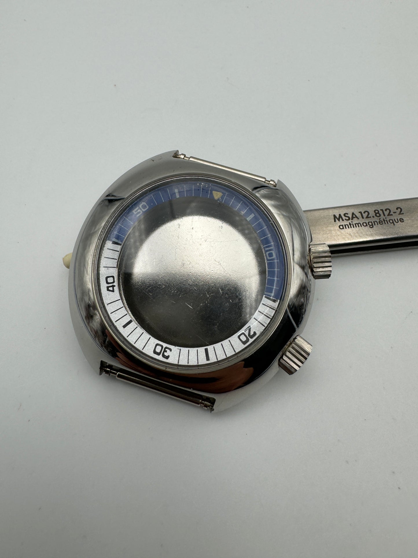 Diver doppia corona cassa 40.5mm  swiss made NOS