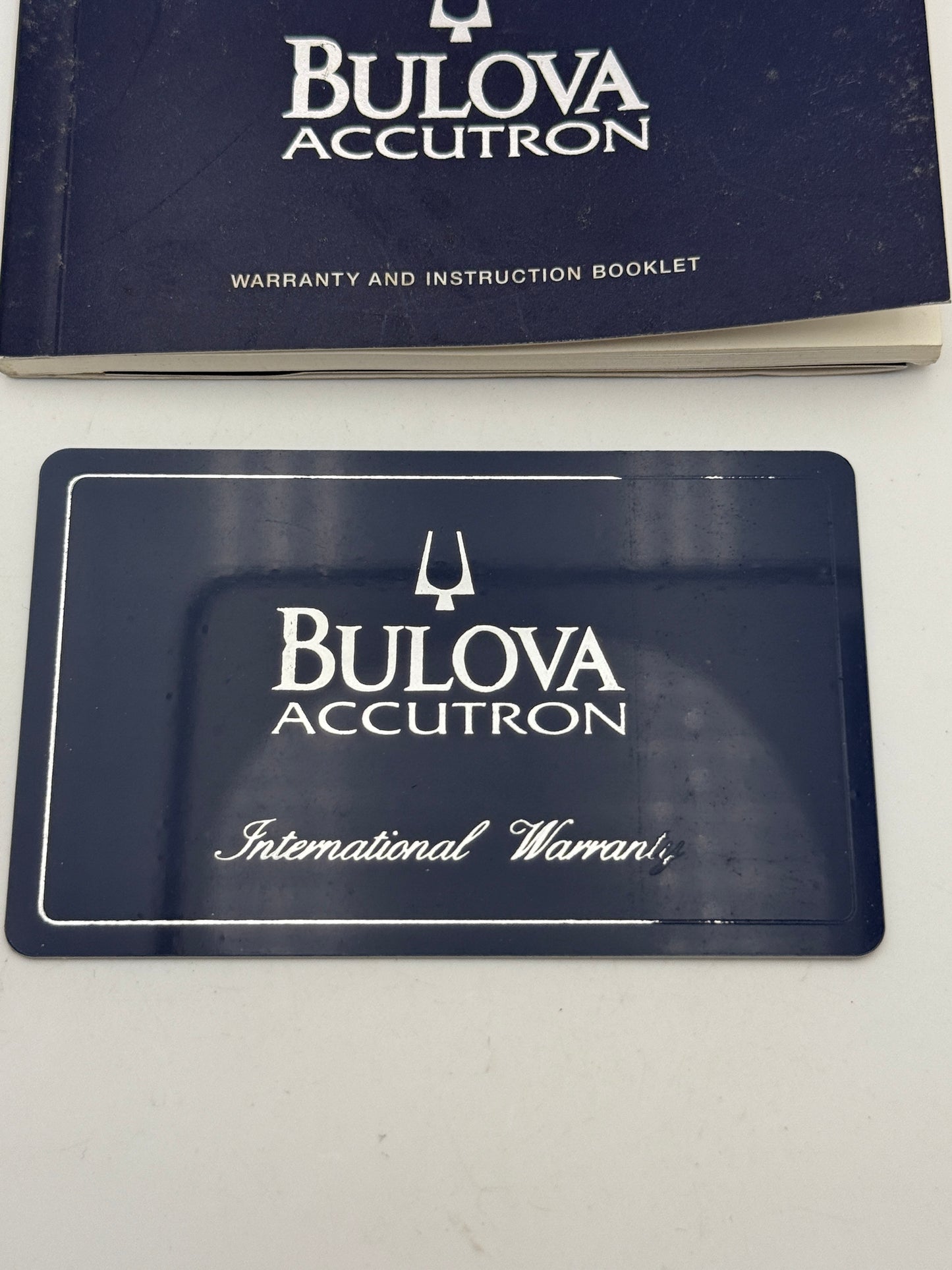 bulova accutron warranty booklet garanzia guarantee
