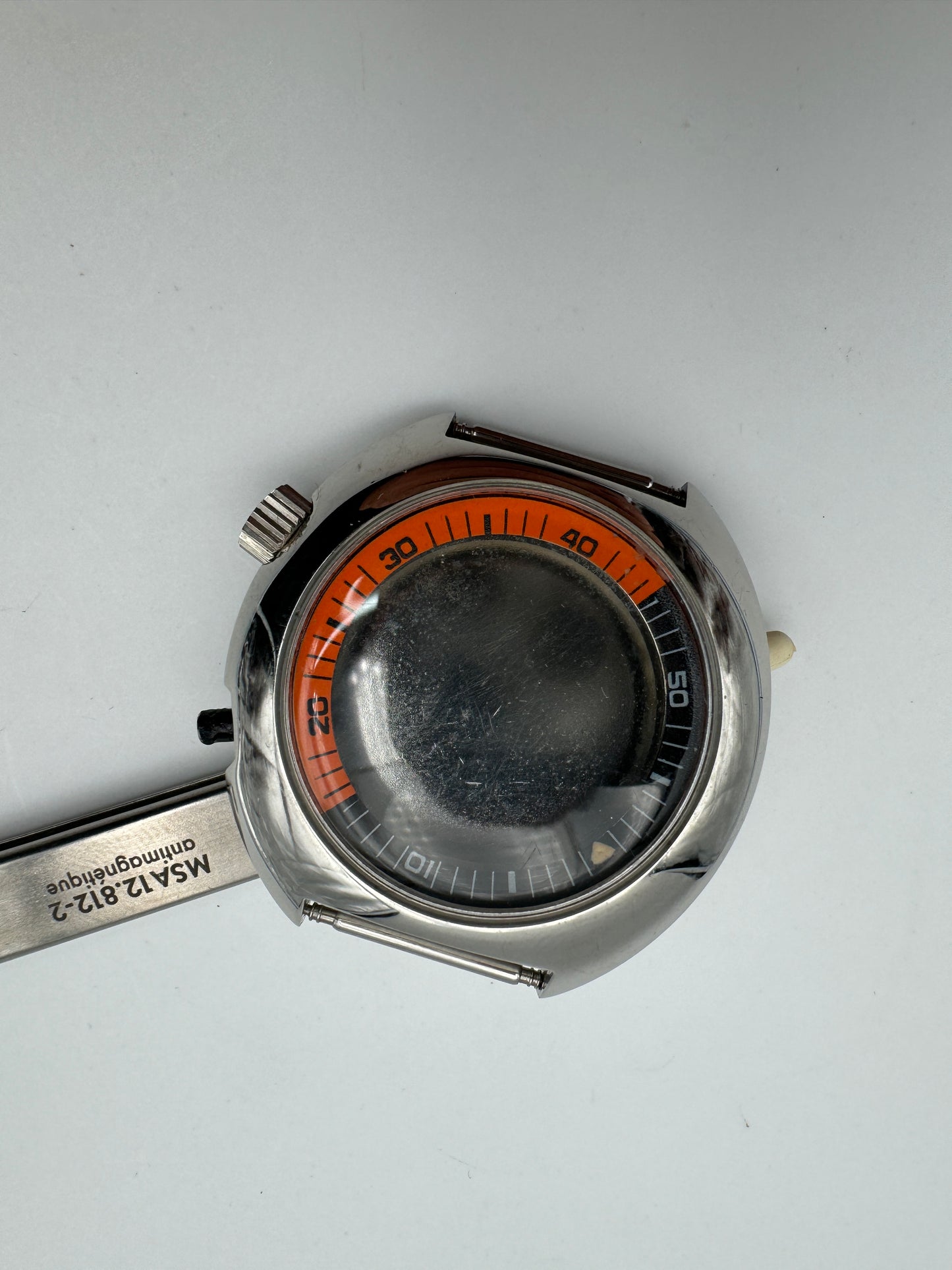 Diver doppia corona cassa  40.5mm swiss made NOS
