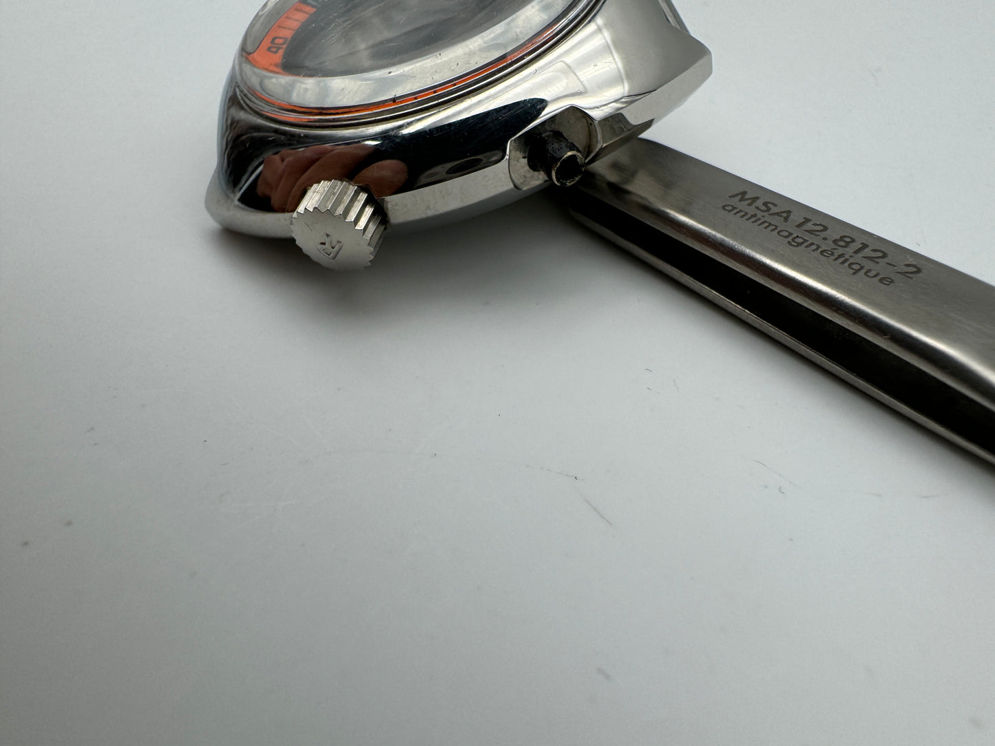 Diver doppia corona cassa  40.5mm swiss made NOS