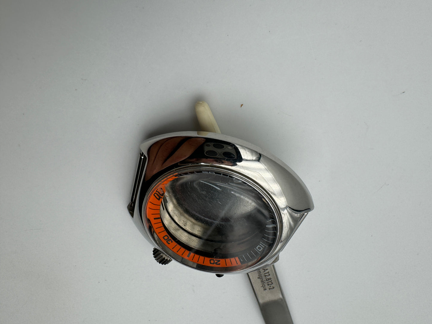 Diver doppia corona cassa  40.5mm swiss made NOS