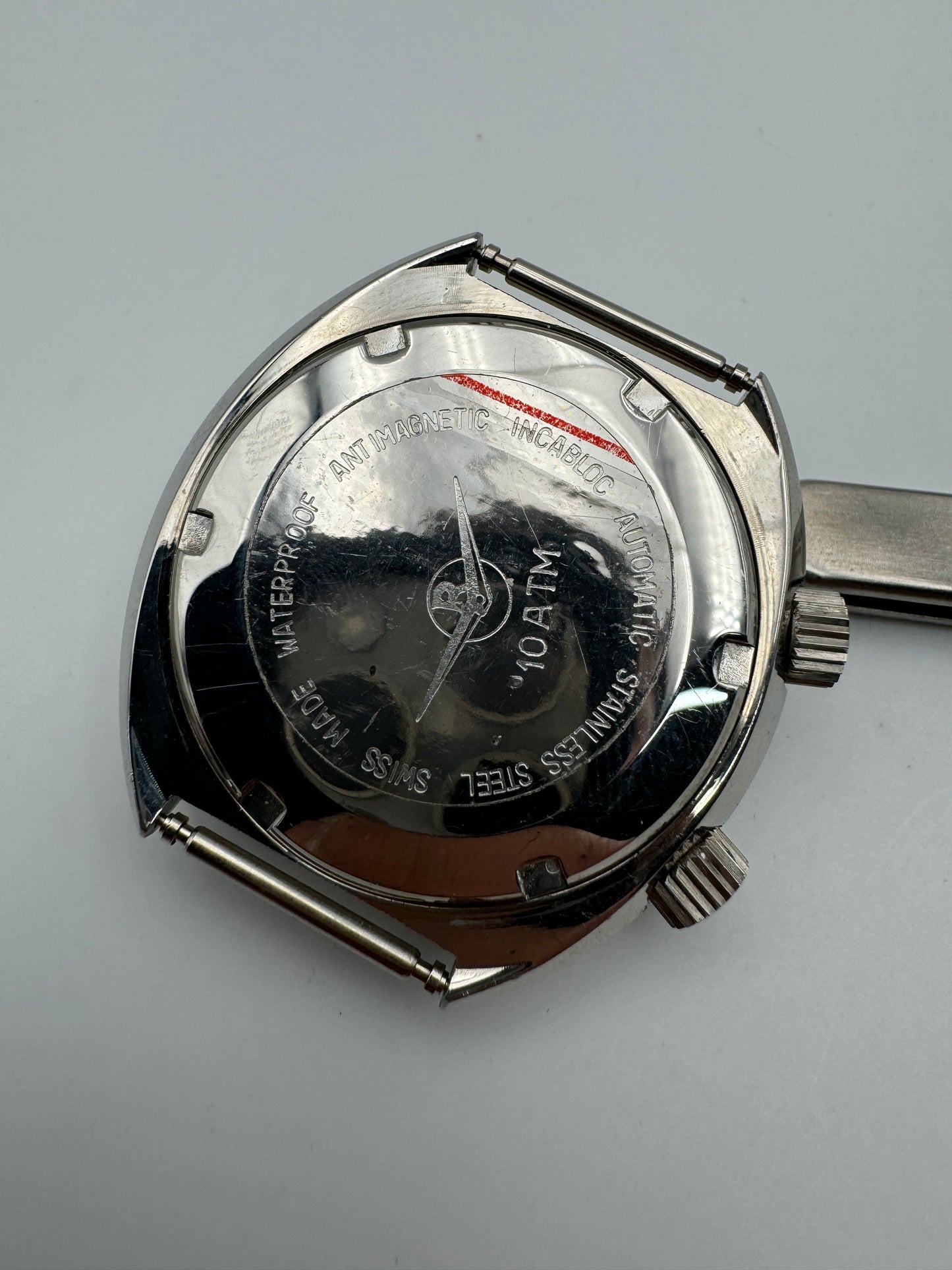 Diver doppia corona cassa 40.5mm swiss made NOS