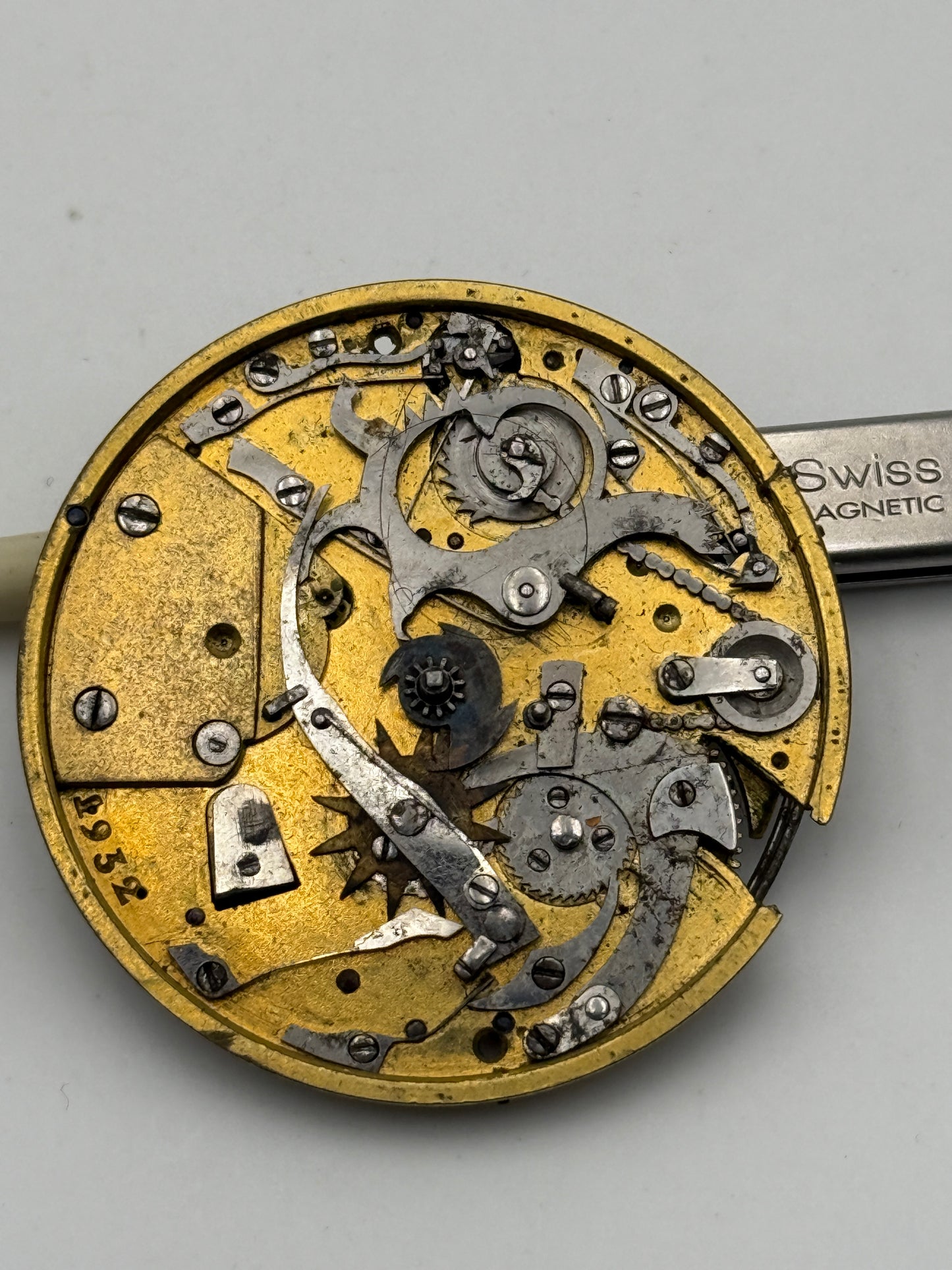 pocket watch repetition repeater movement movimento 45mm