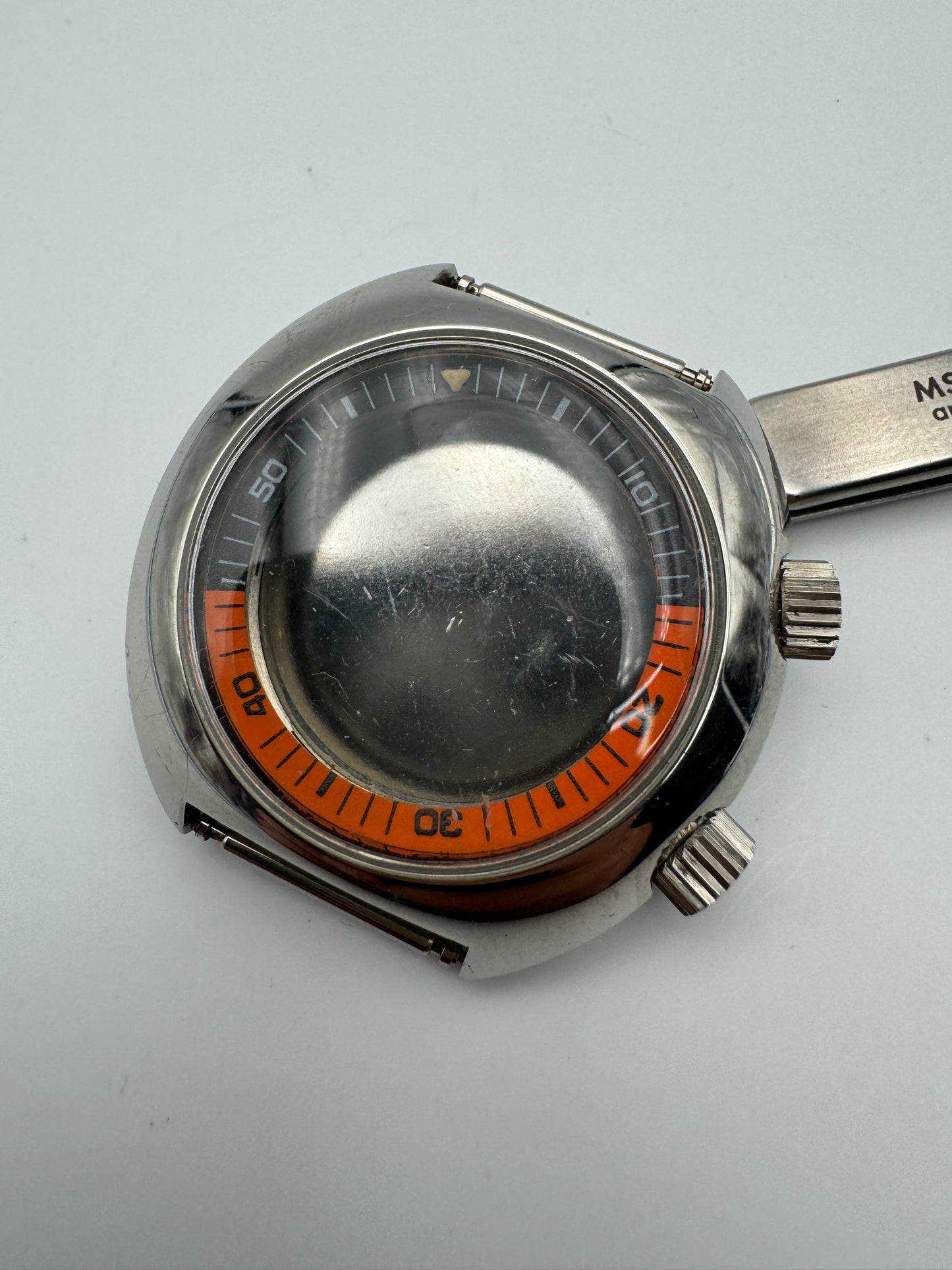 Diver doppia corona cassa 40.5mm swiss made NOS