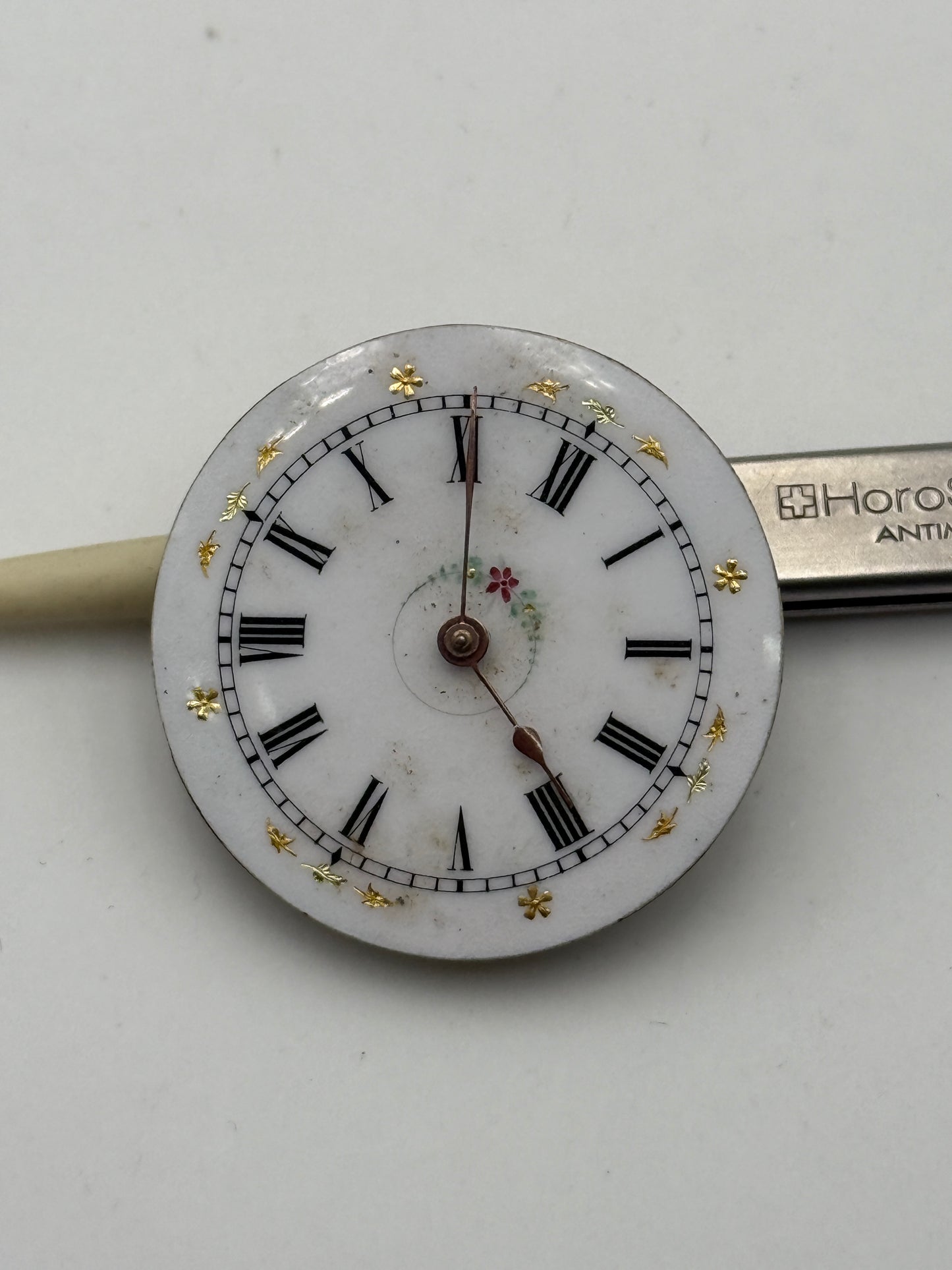 pocket watch cylinder cilindro movement movimento porcelain 35mm