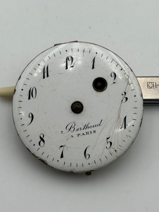 serpentine chain watch berthoud a paris 40,5mm pocket watch movement movimento