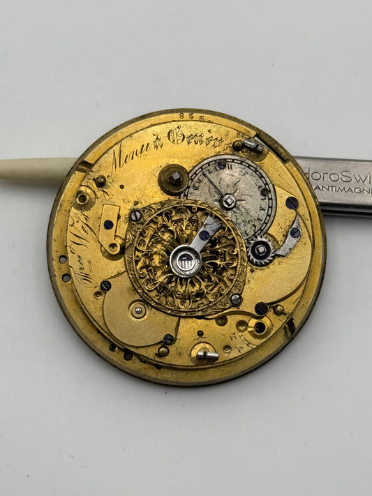 manu a geneve serpentine chain watch repeater ripetizione 45mm movement