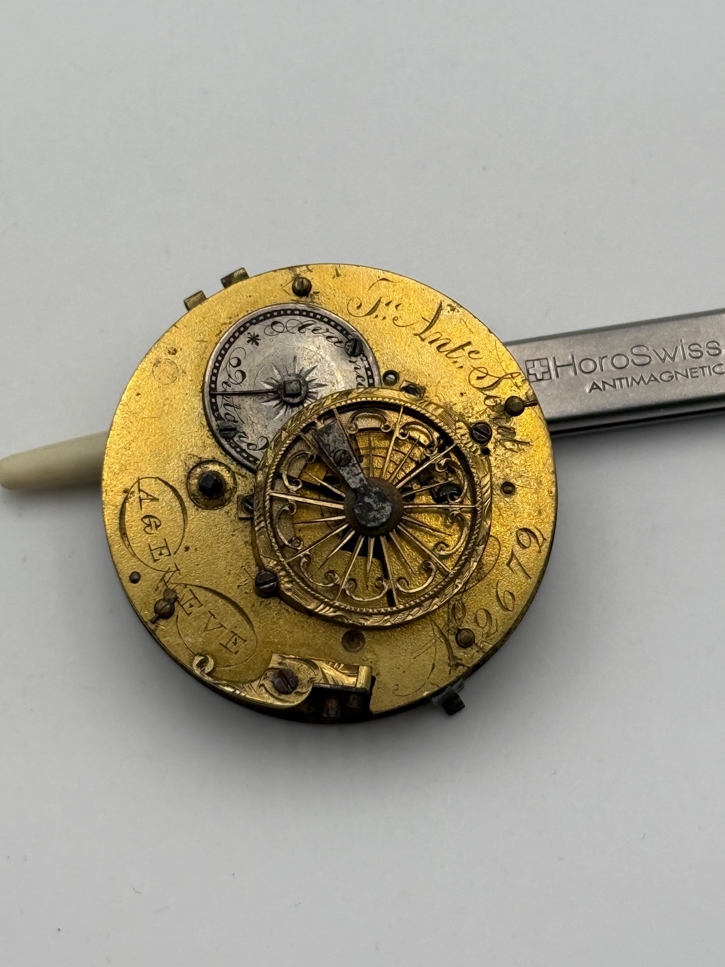 fr.ant.sond a geneve serpentine chain watch pocket watch movement 40mm