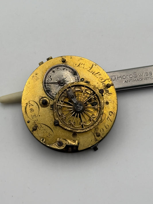 fr.ant.sond a geneve serpentine chain watch pocket watch movement 40mm