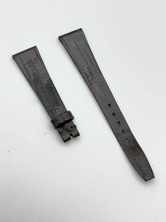 omega 16mm cinturino strap pelle leather