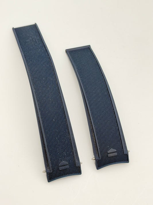 tag heuer 21-18mm cinturino strap gomma rubber