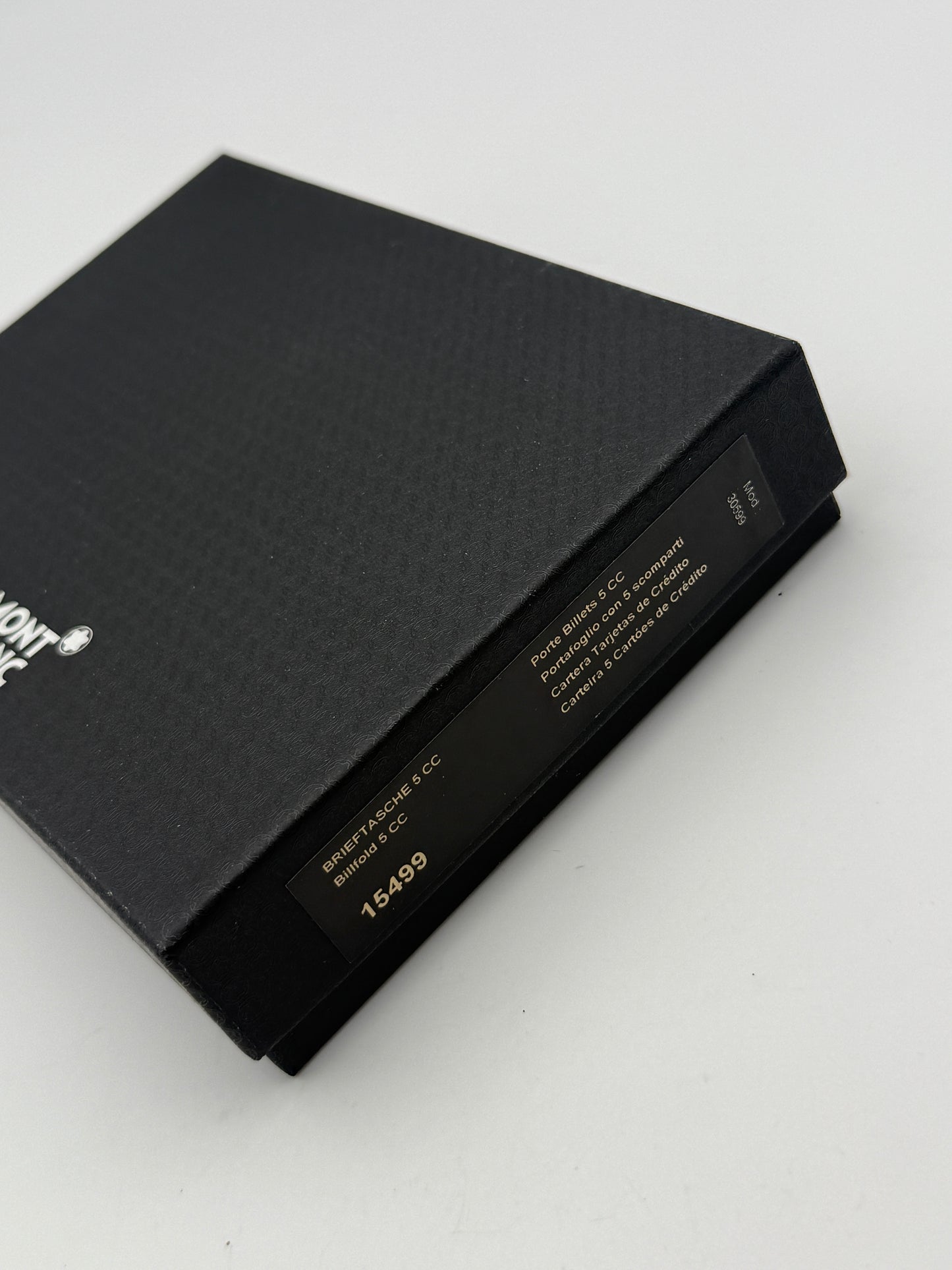 montblanc box scatola 15499
