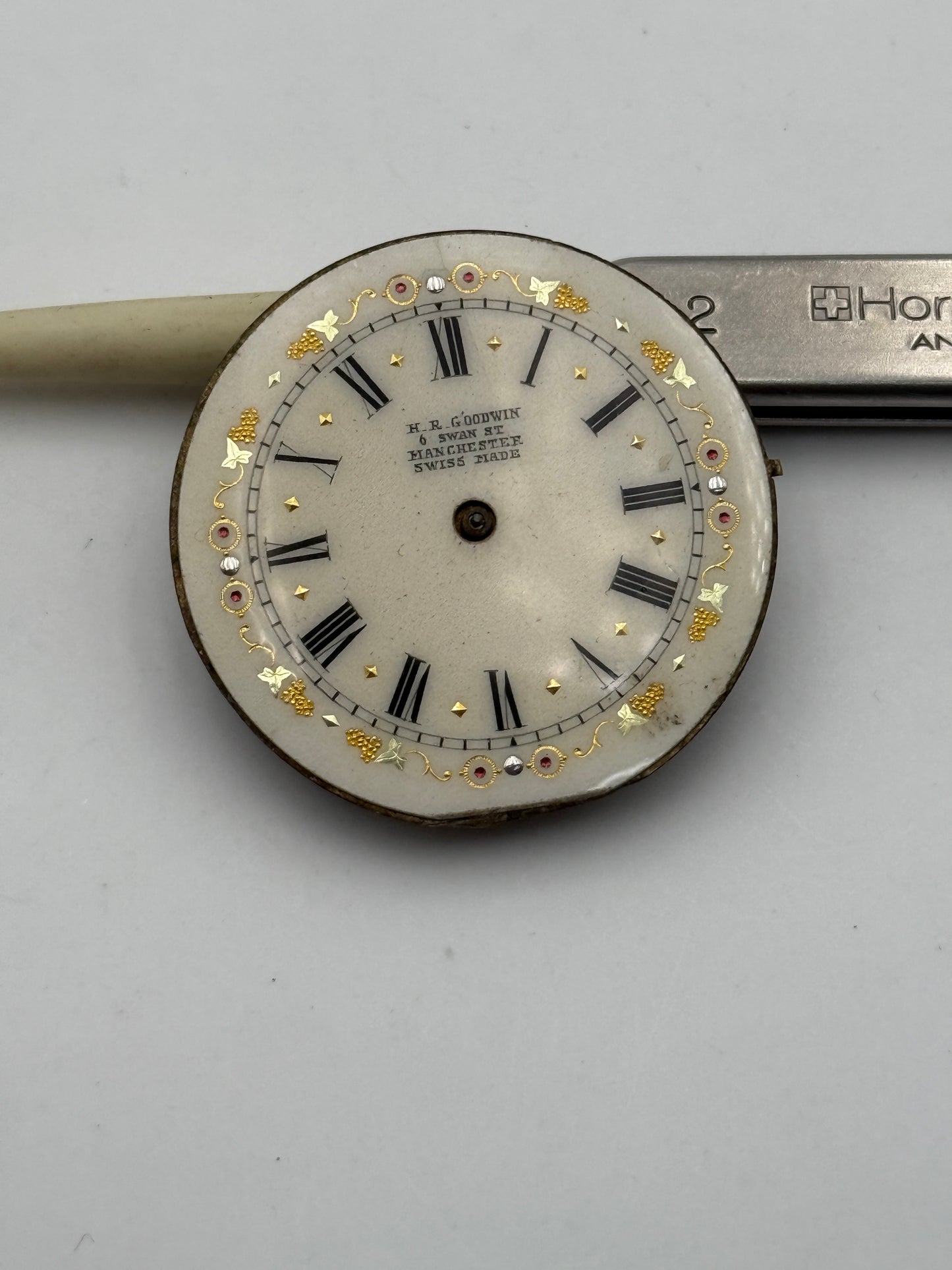 h.r.godwin swiss made 31mm pocket watch movement movimento