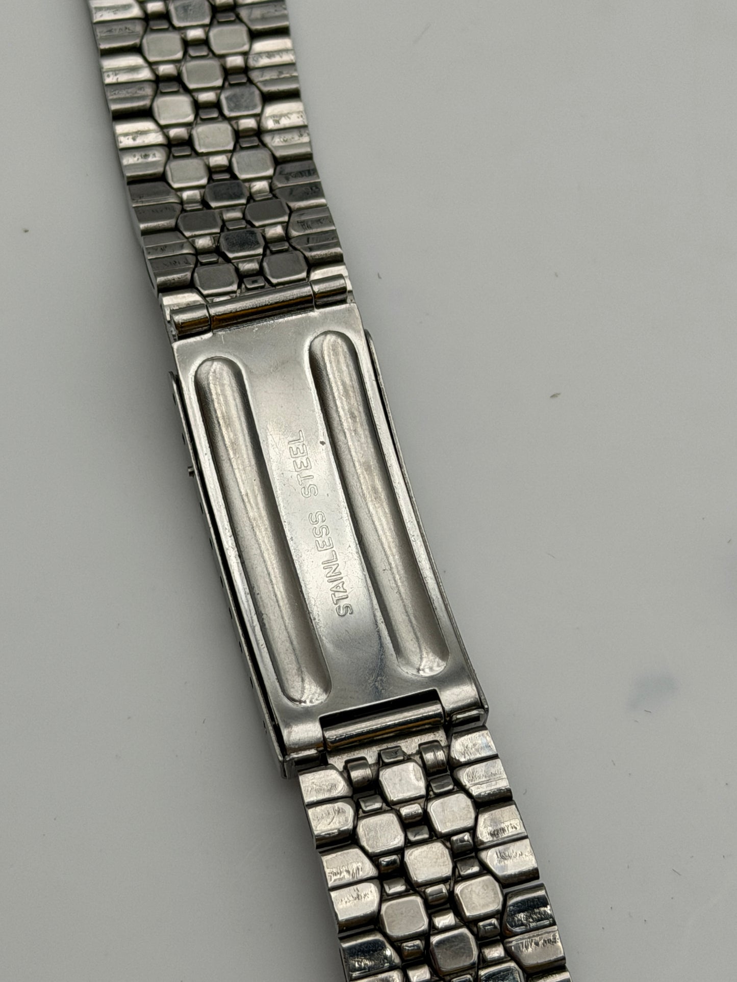 universal geneve 19mm bracciale bracelet strap steel vintage
