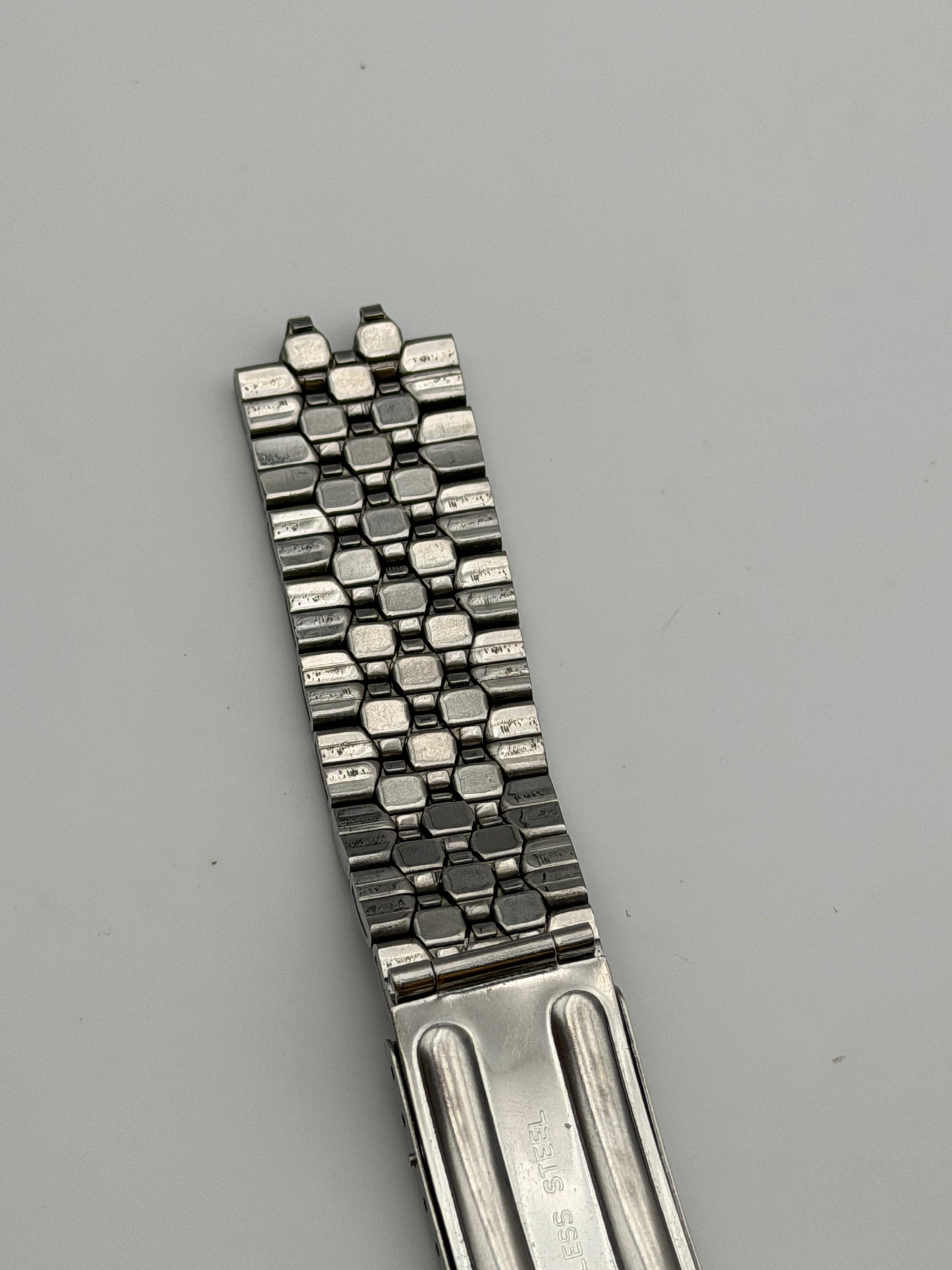 universal geneve 19mm bracciale bracelet strap steel vintage