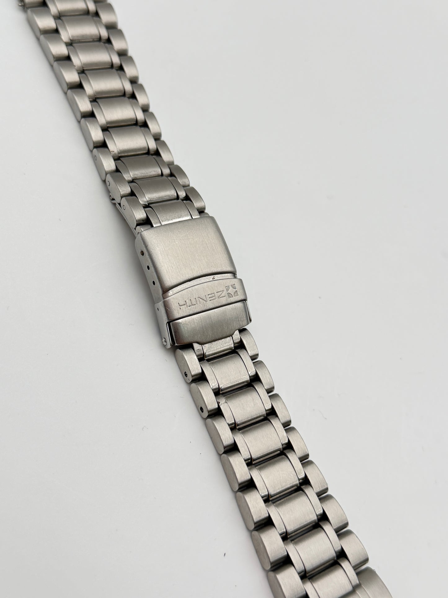 zenith el primero de luca 22mm chronograph bracciale bracelet steel