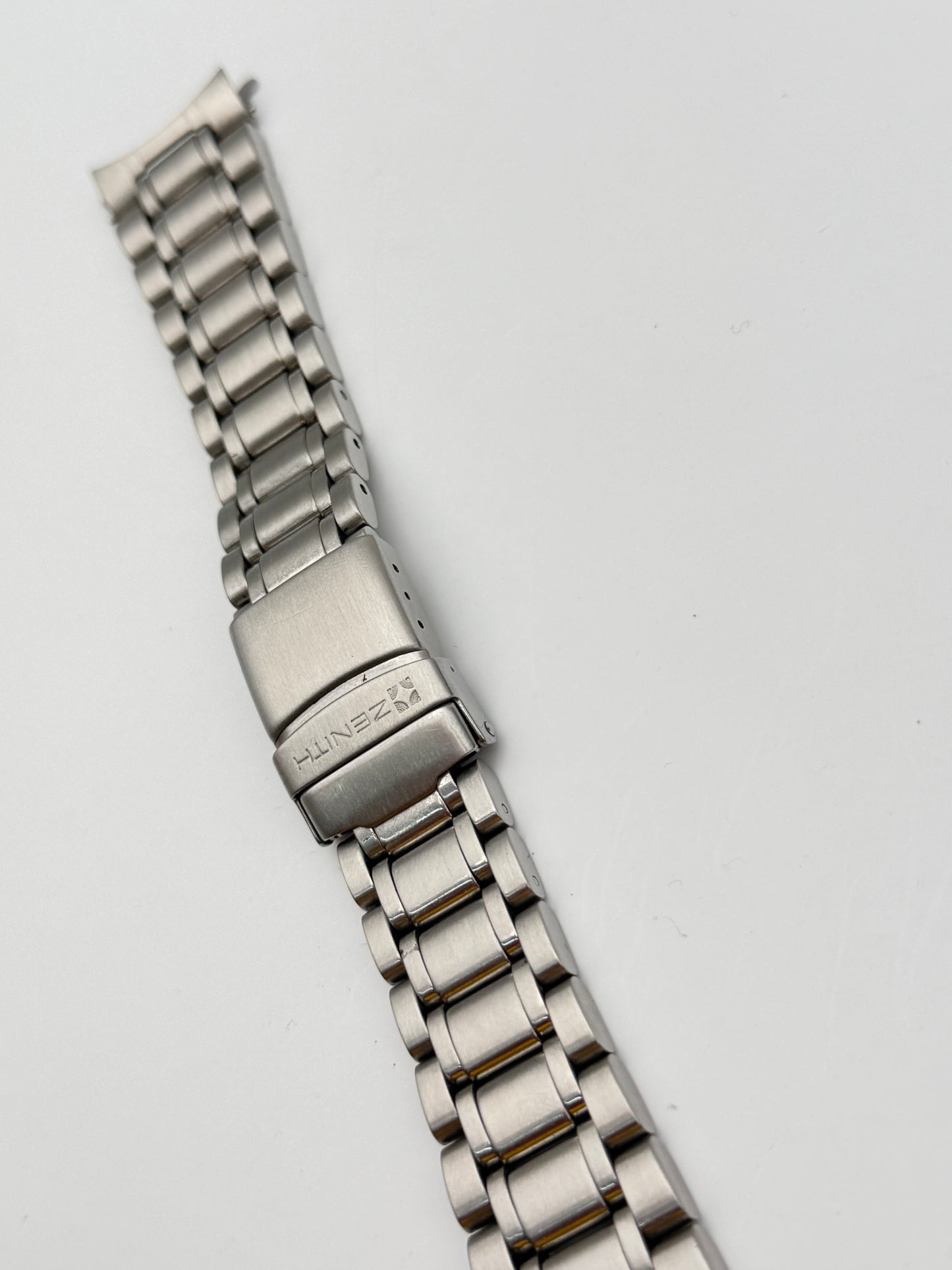 zenith el primero de luca 22mm chronograph bracciale bracelet steel