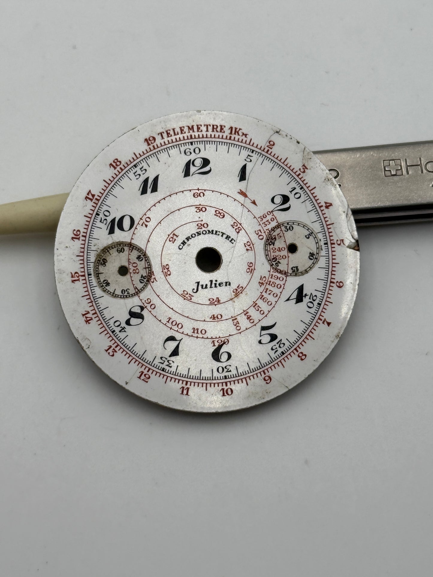 chrono dial quadrante chronometre julien 35-30mm
