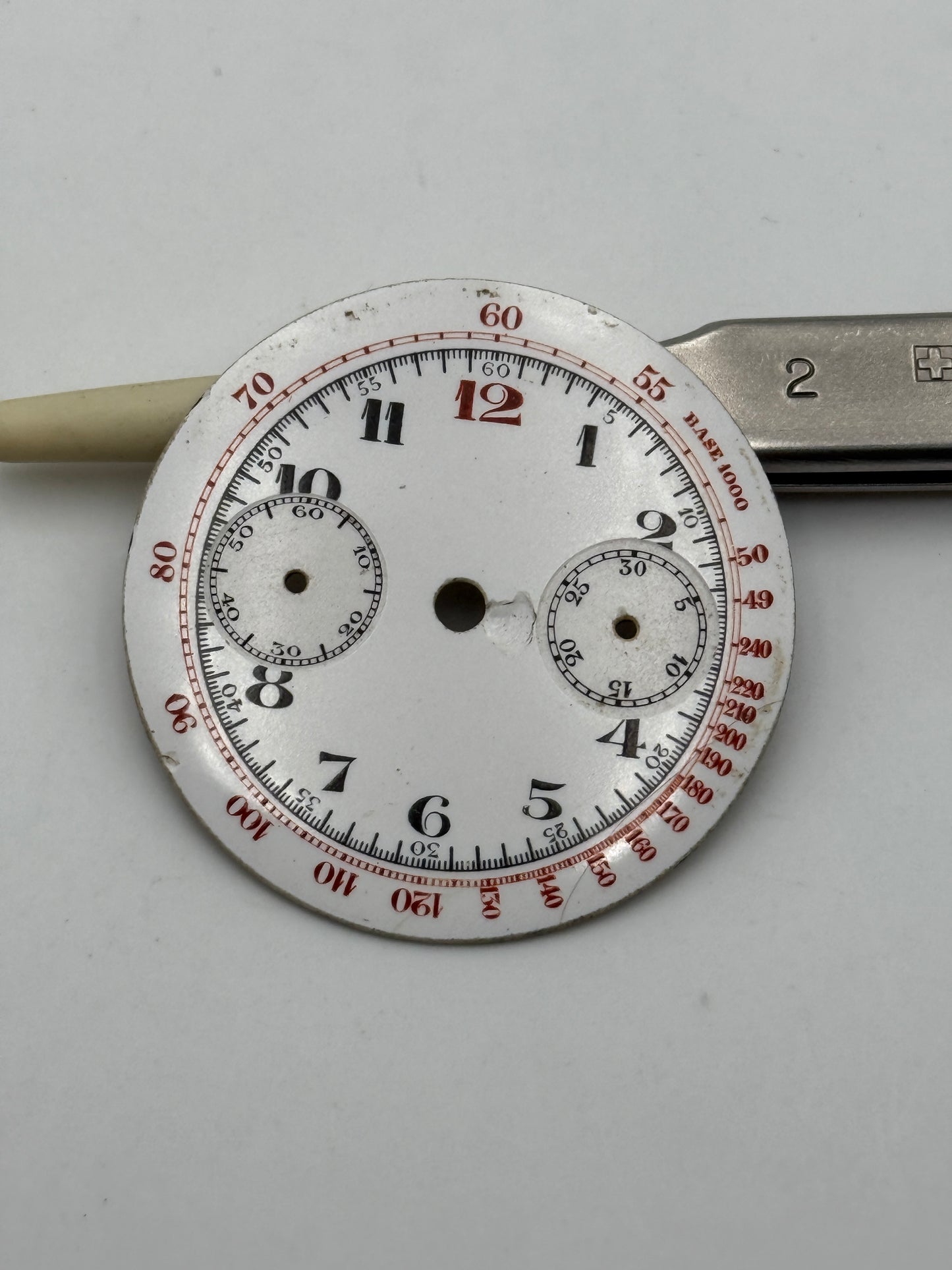 chrono dial quadrante porcelain 34-28,8mm