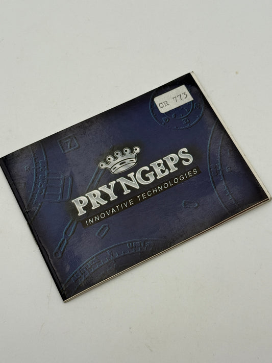 pryngeps cr773 libretto booklet warranty guarantee garanzia vintage