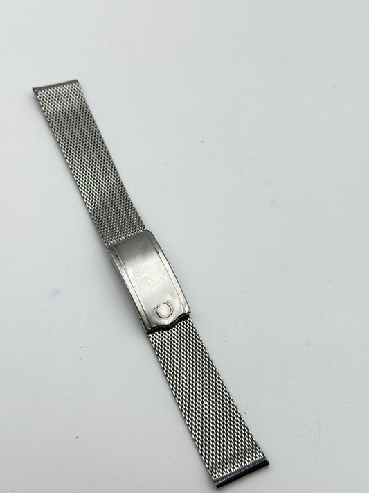 omega 18mm mesh bracciale bracelet steel