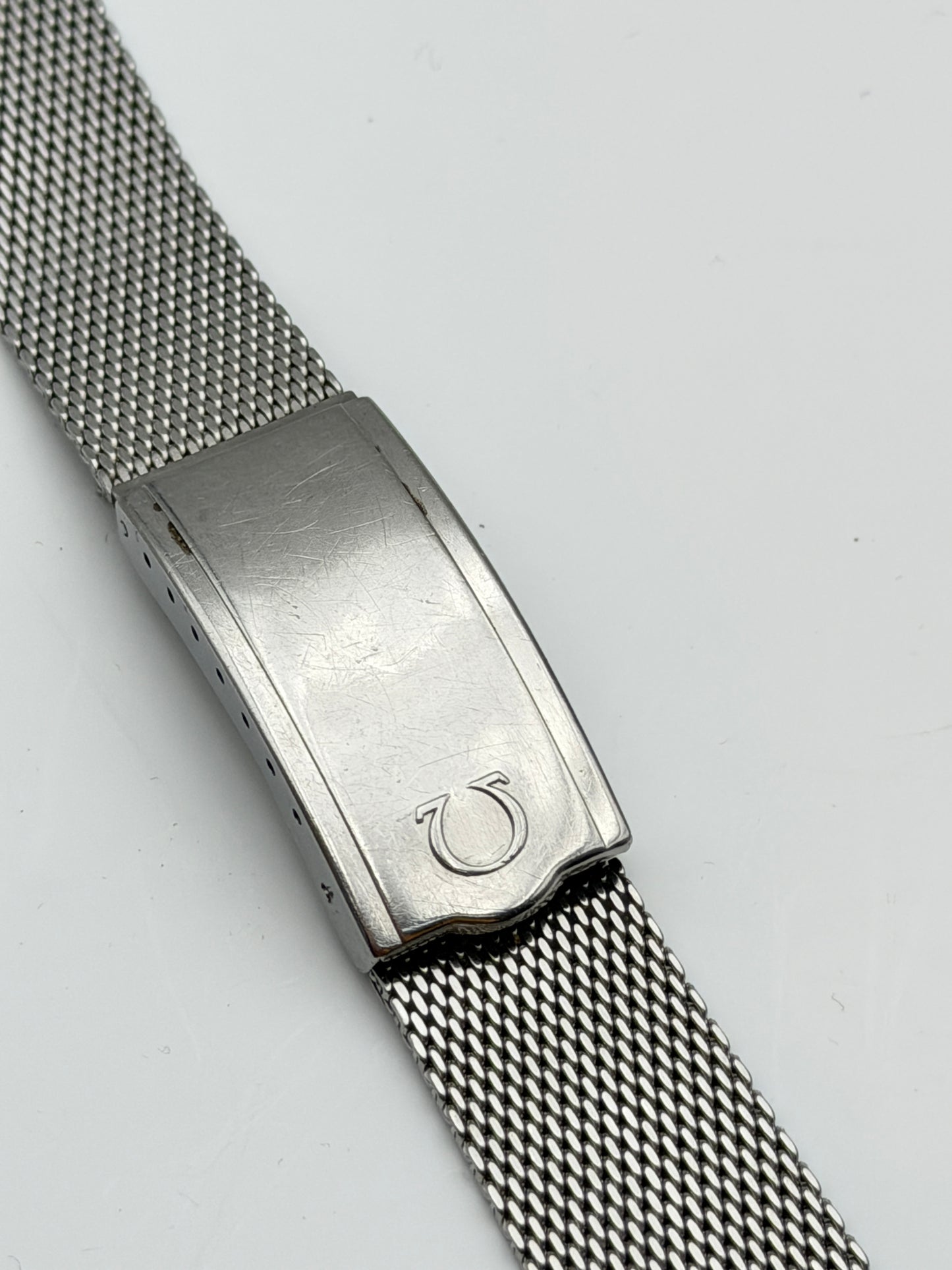 omega 18mm mesh bracciale bracelet steel