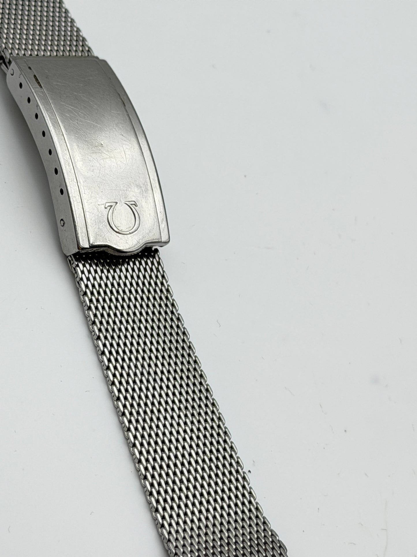 omega 18mm mesh bracciale bracelet steel