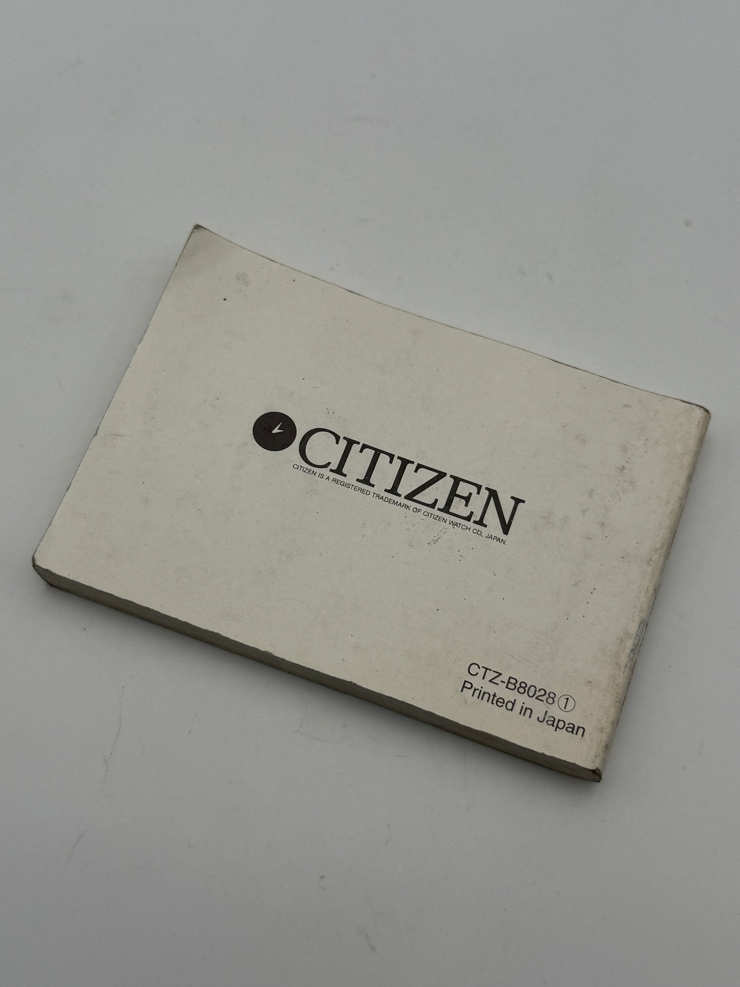 citizen eco drive b870-872 istruzioni libretto booklet
