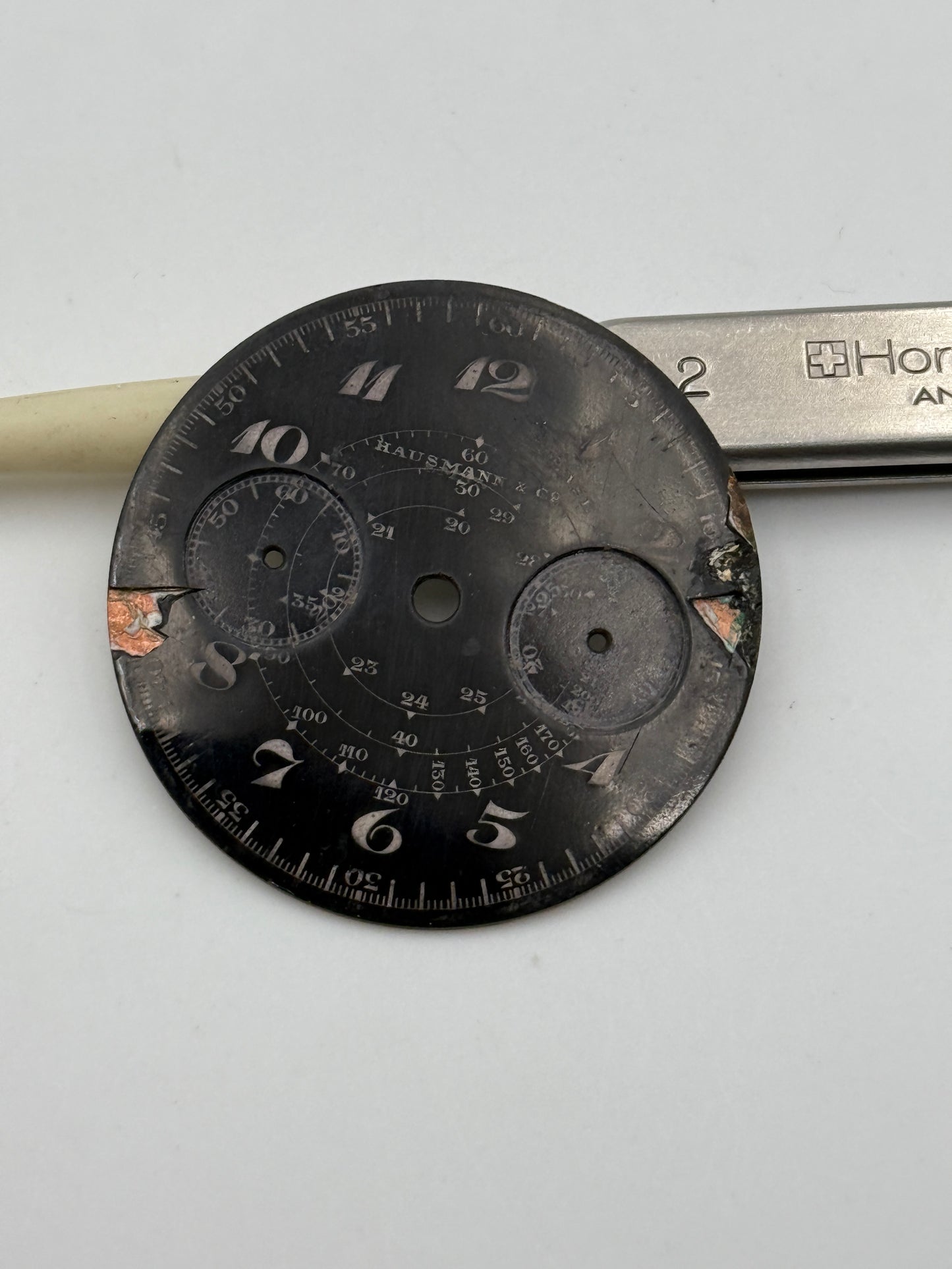 hausmann e co chrono dial quadrante black 33-28,8mm