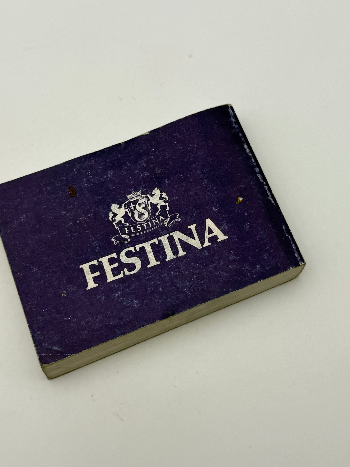 festina multichronograph libretto istruzioni booklet vintage