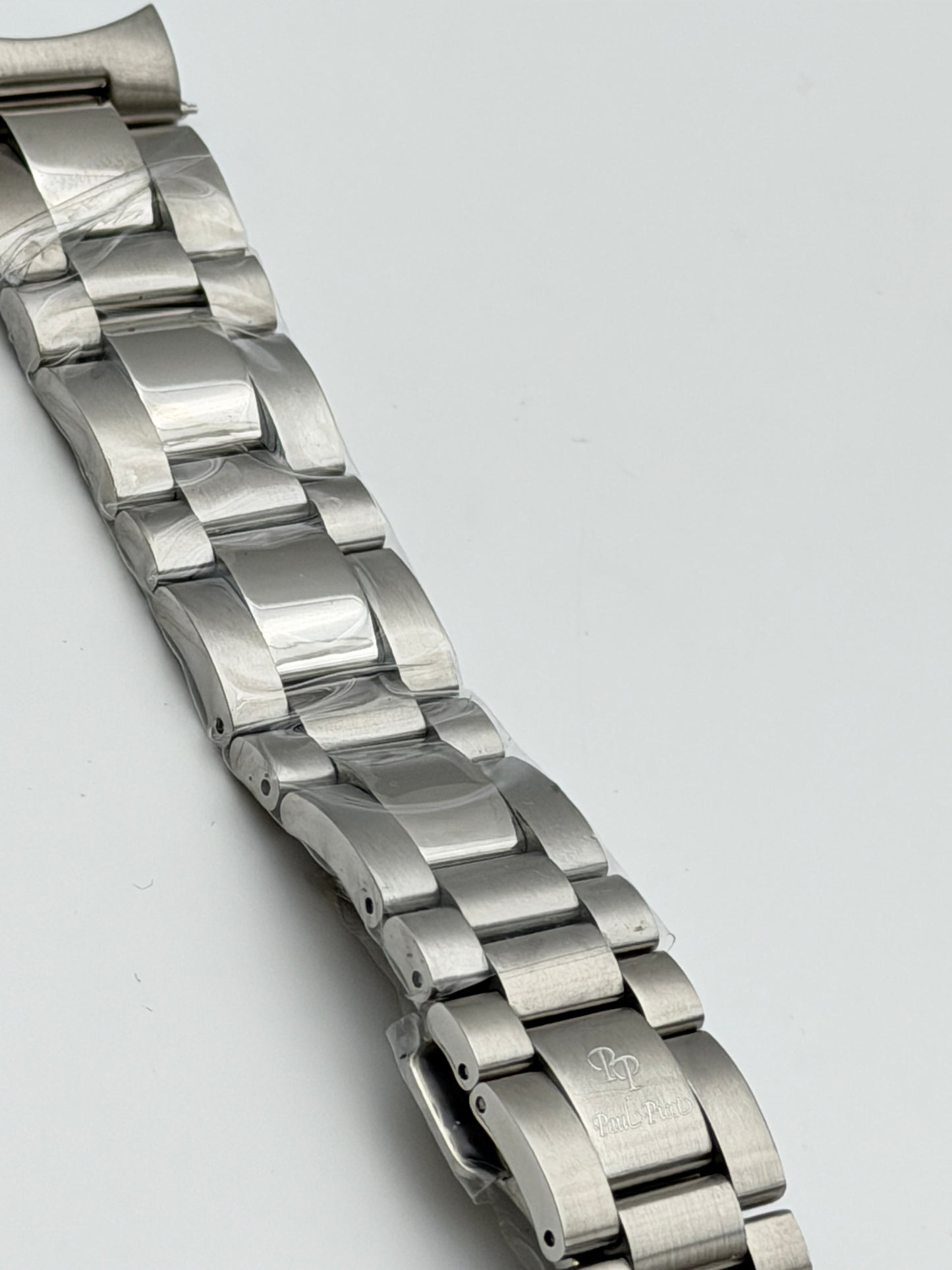 Paul picot sub 300m 19mm bracciale bracelet steel