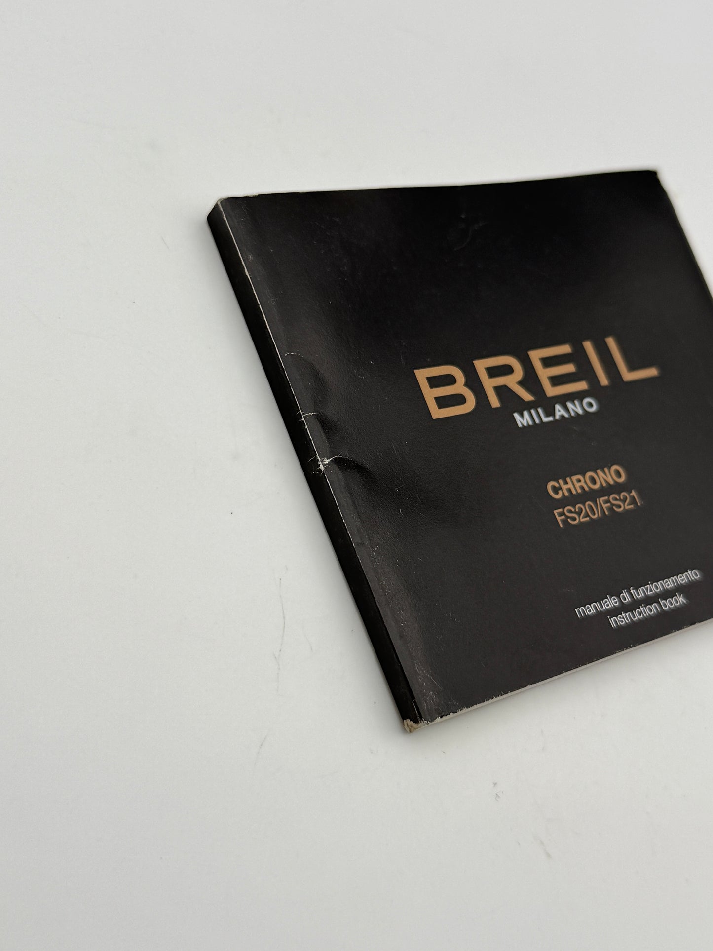 breil milano chrono fs20-fs21 libretto istruzioni booklet