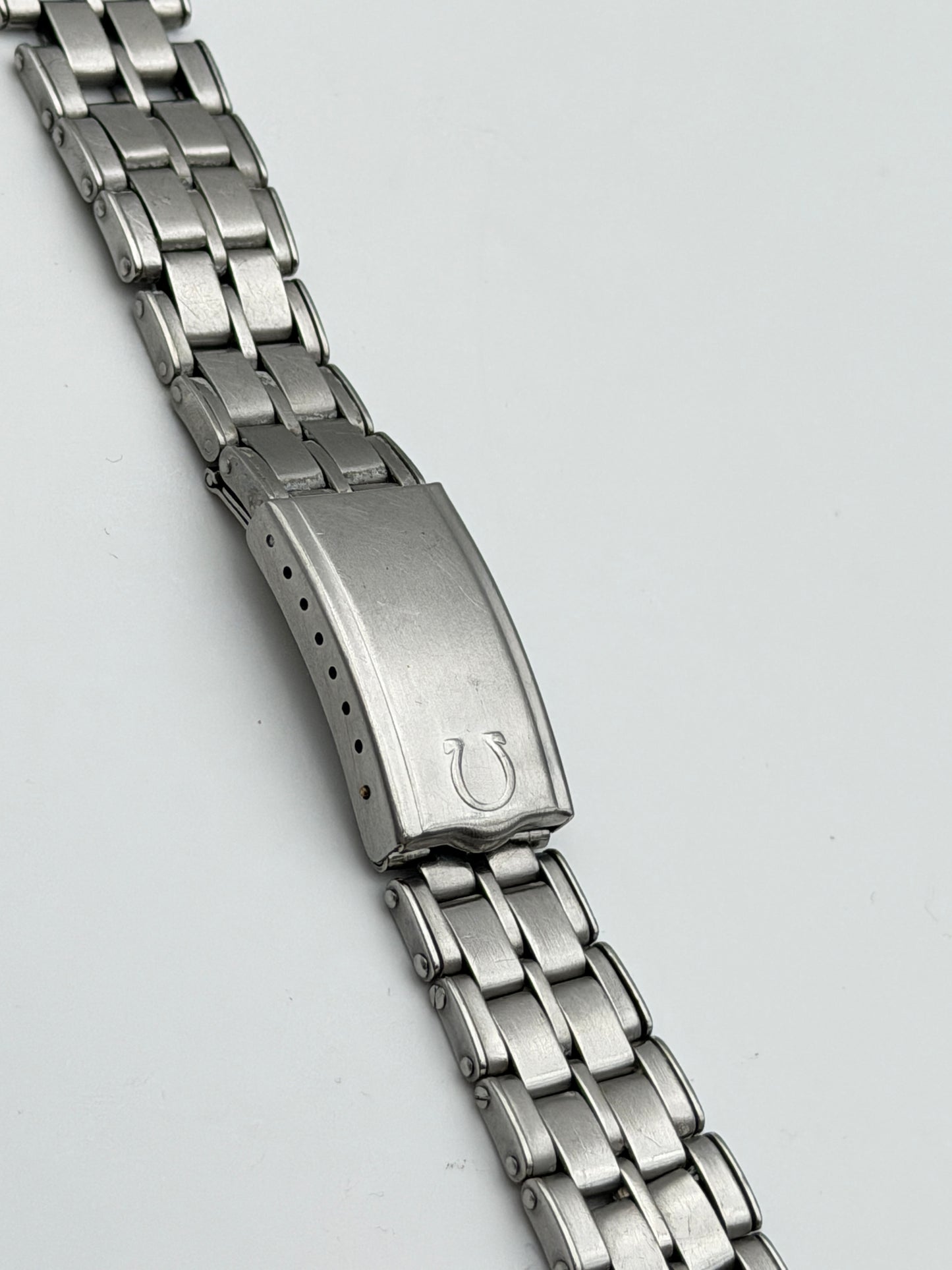omega 1093 11 574 19mm bracciale bracelet steel vintage