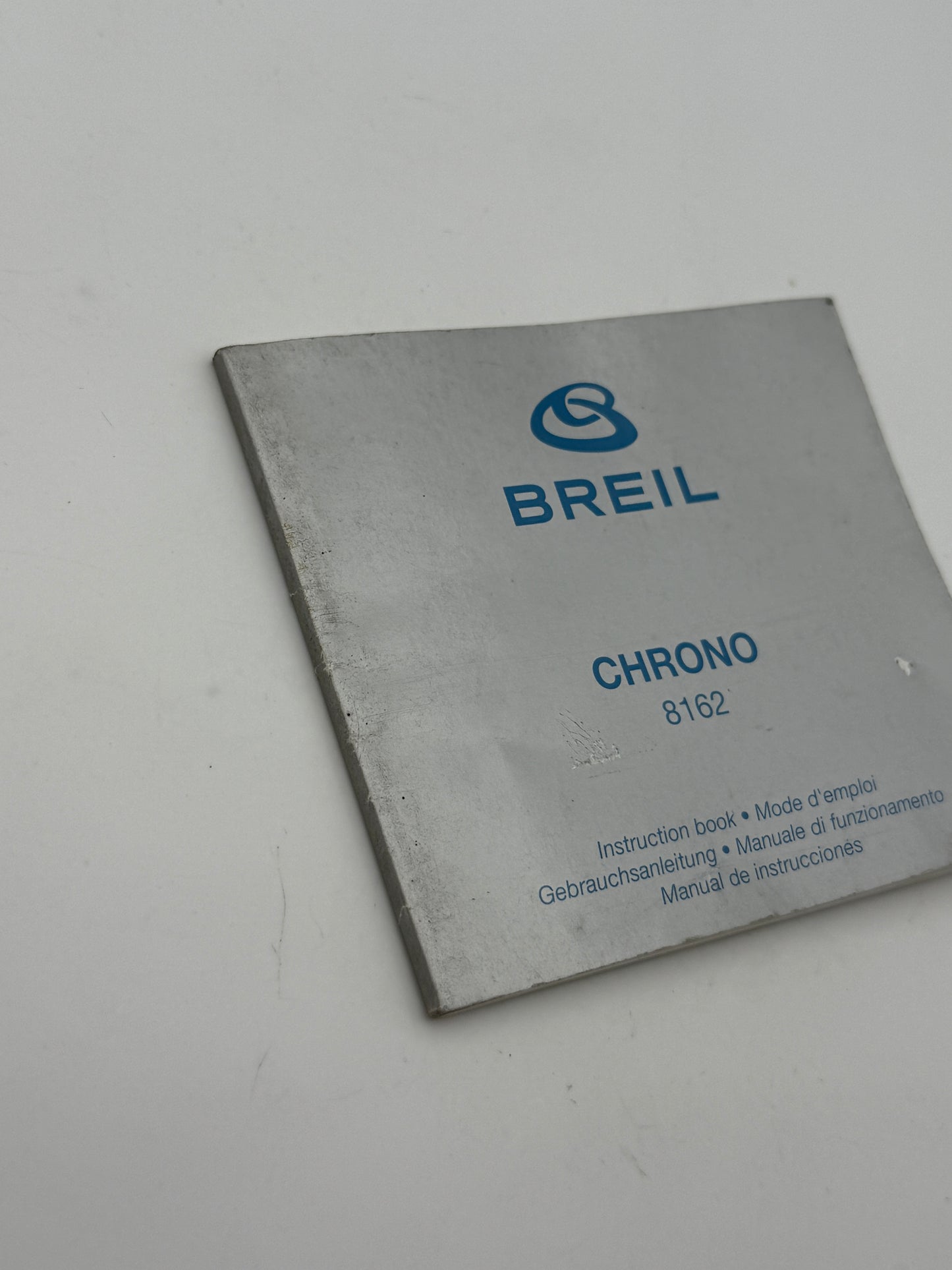 breil chrono 8162 istruzioni libretto booklet