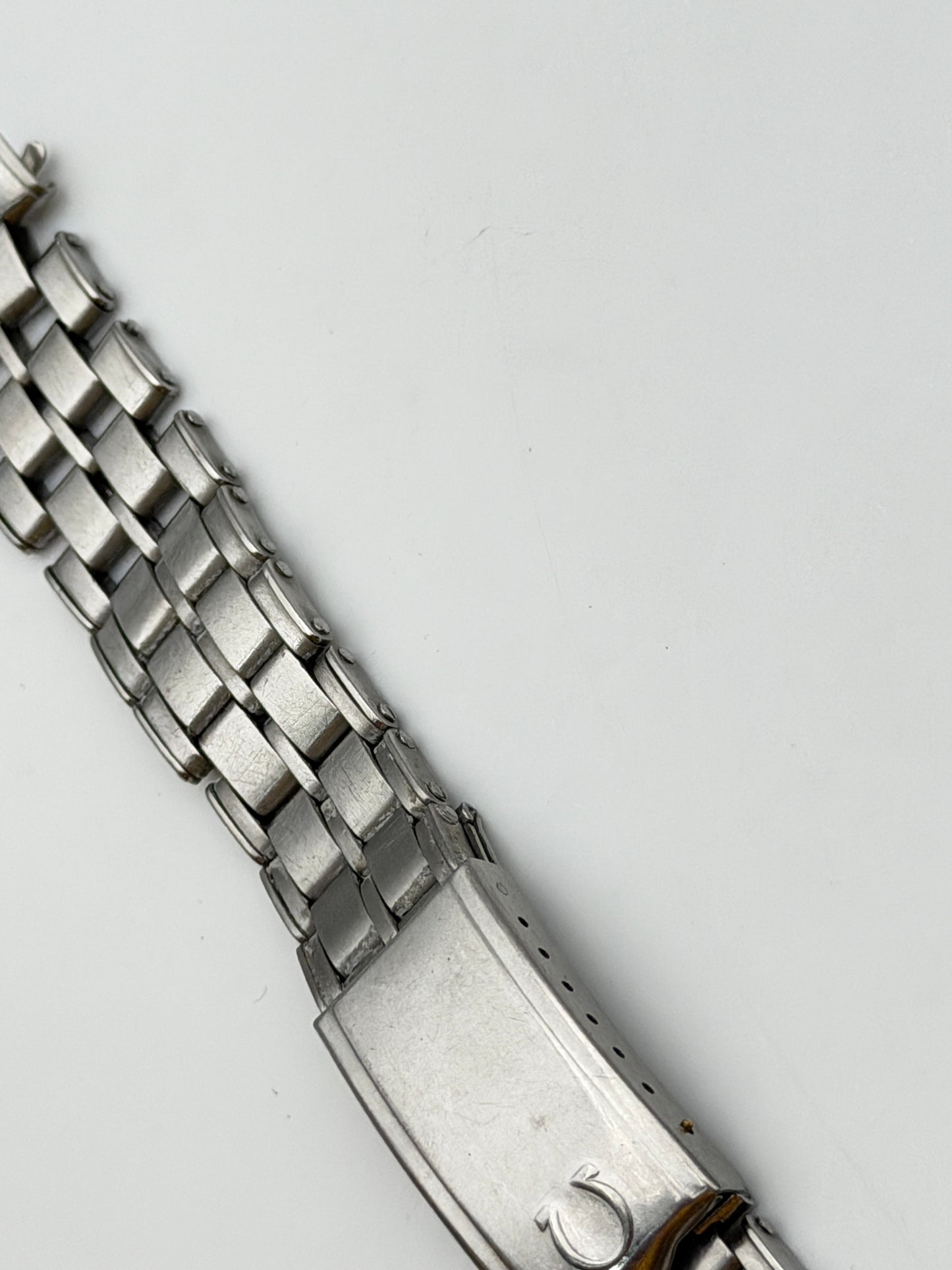 omega 1093 11 574 19mm bracciale bracelet steel vintage