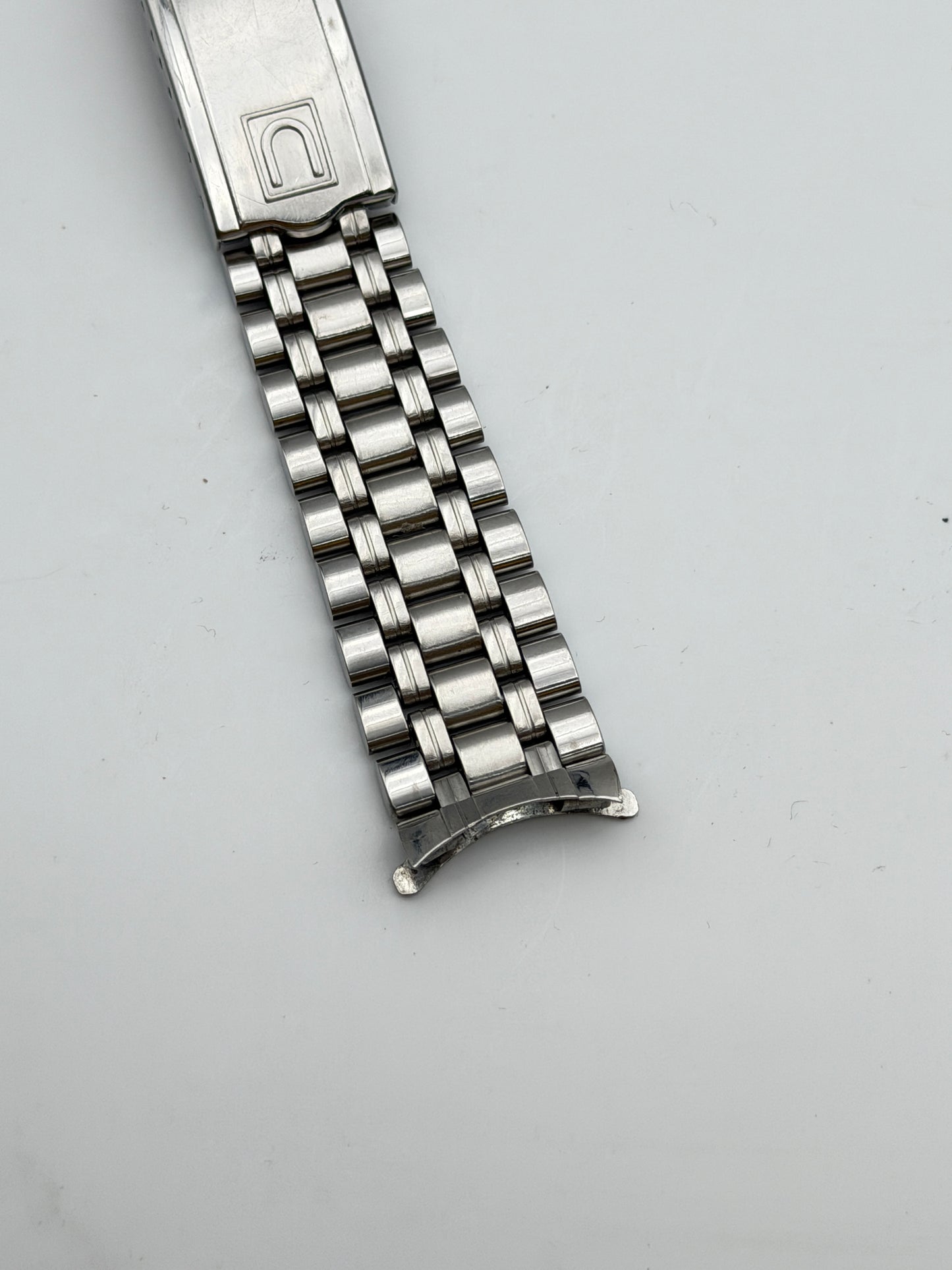 universal geneve usa 18mm rare bracelet bracciale steel vintage