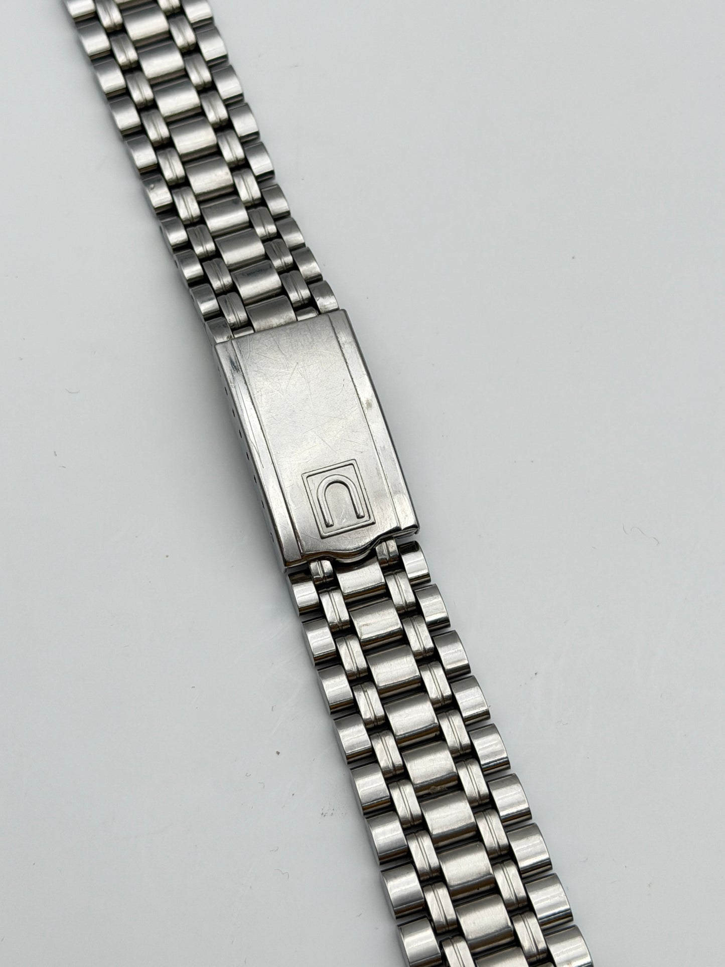 universal geneve usa 18mm rare bracelet bracciale steel vintage