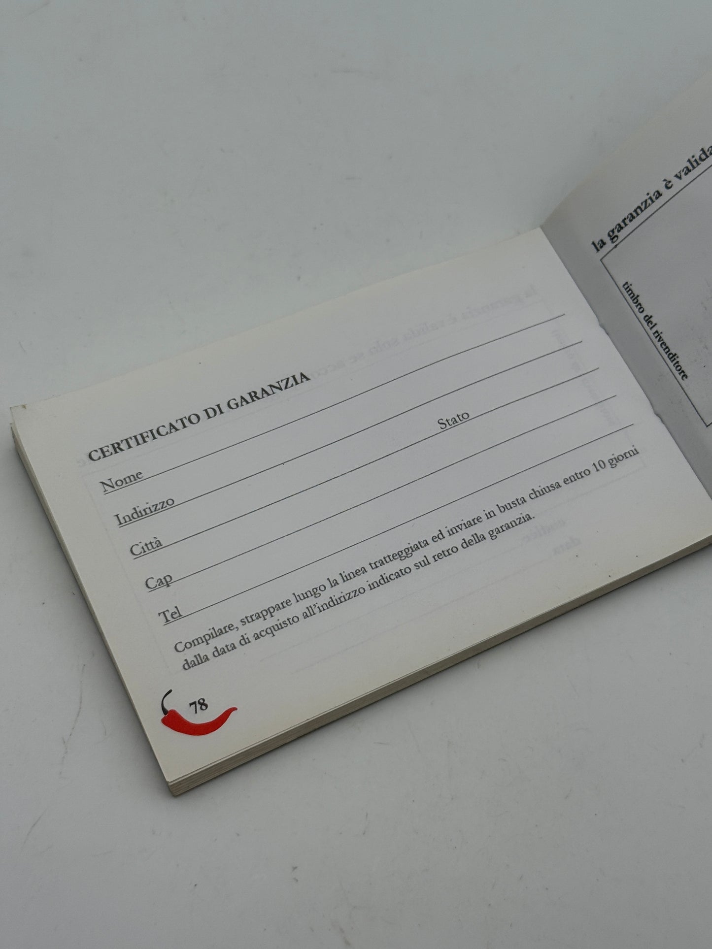 oiw officine italiane wrist watch warranty garanzia guarantee libretto booklet