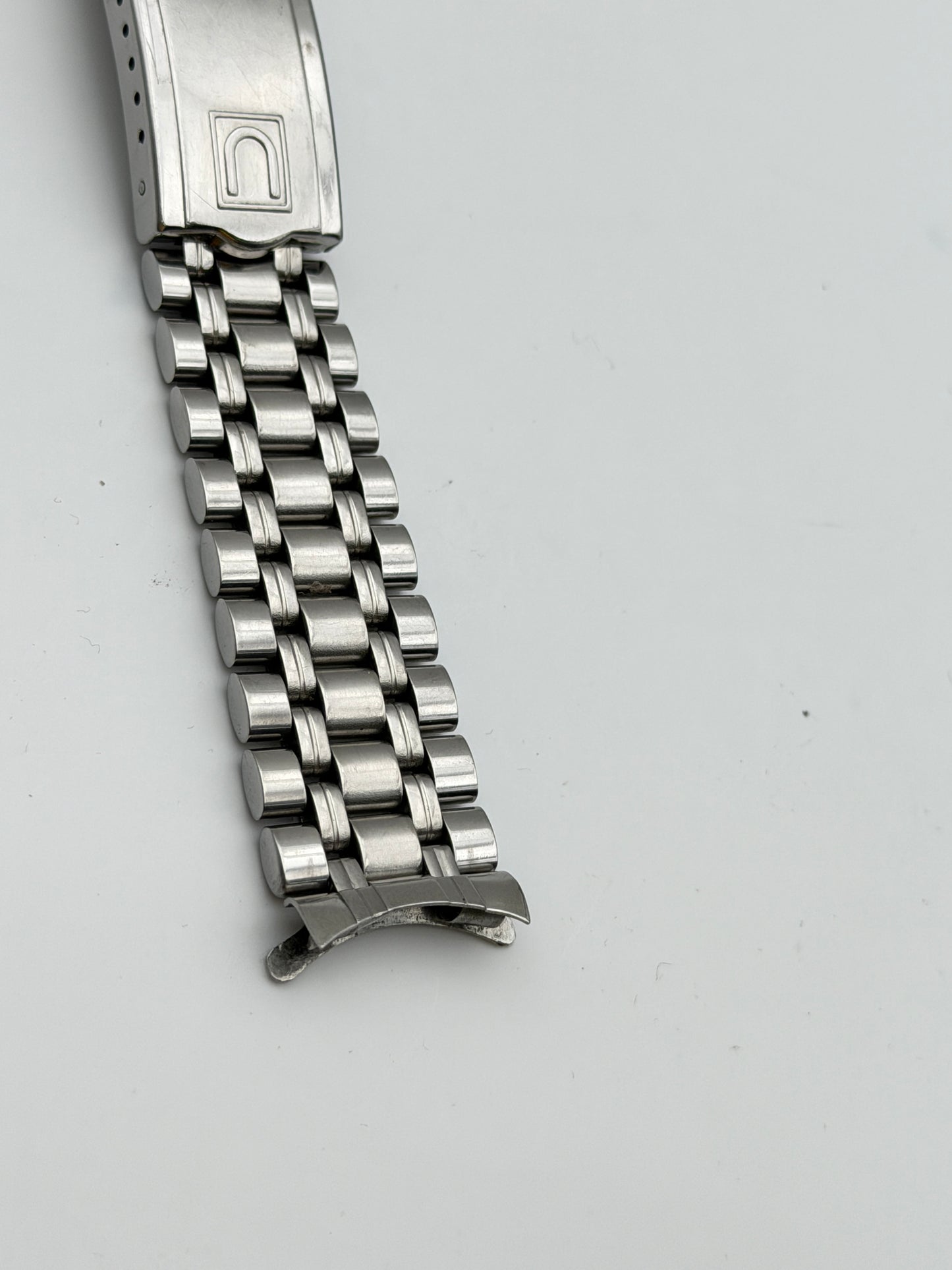 universal geneve usa 18mm rare bracelet bracciale steel vintage