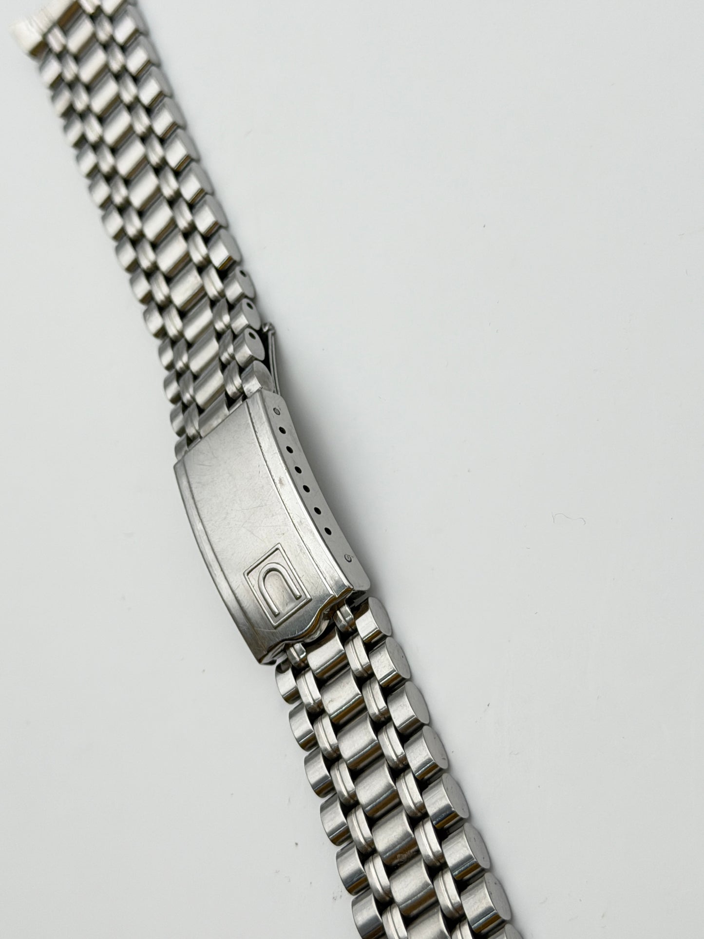 universal geneve usa 18mm rare bracelet bracciale steel vintage