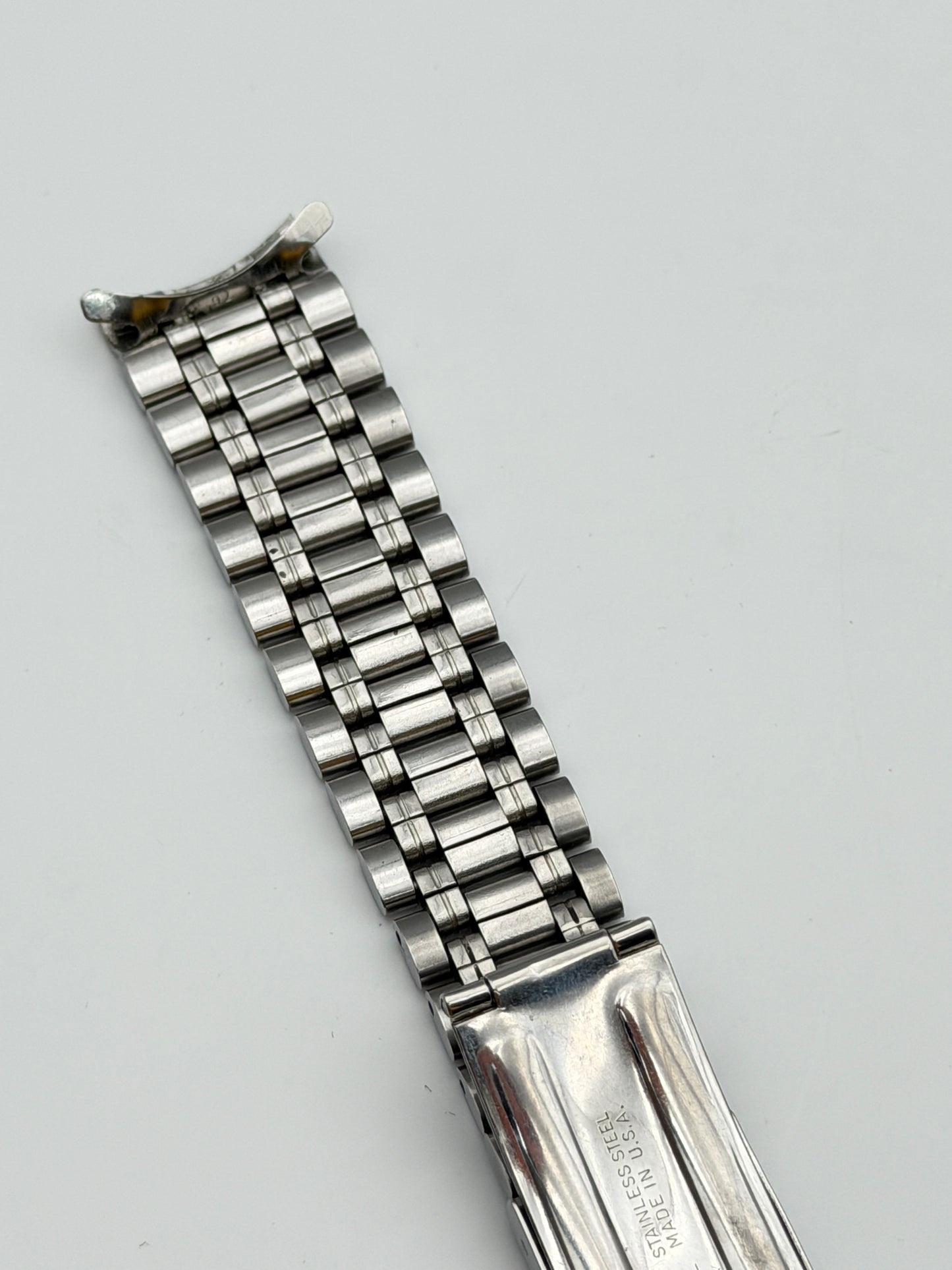 universal geneve usa 18mm rare bracelet bracciale steel vintage