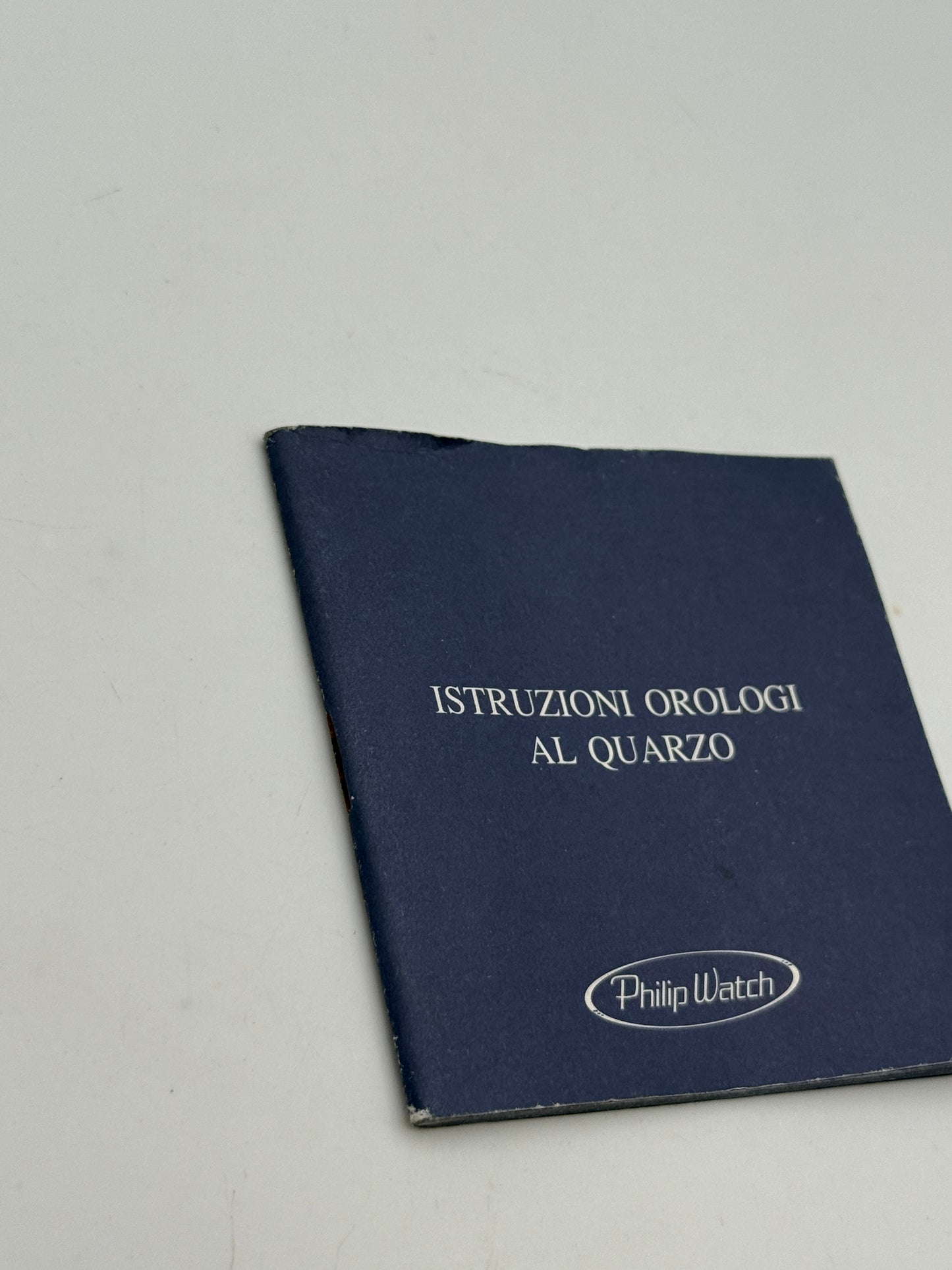 libretto philip watch istruzioni orologi al quarzo booklet swiss made vintage