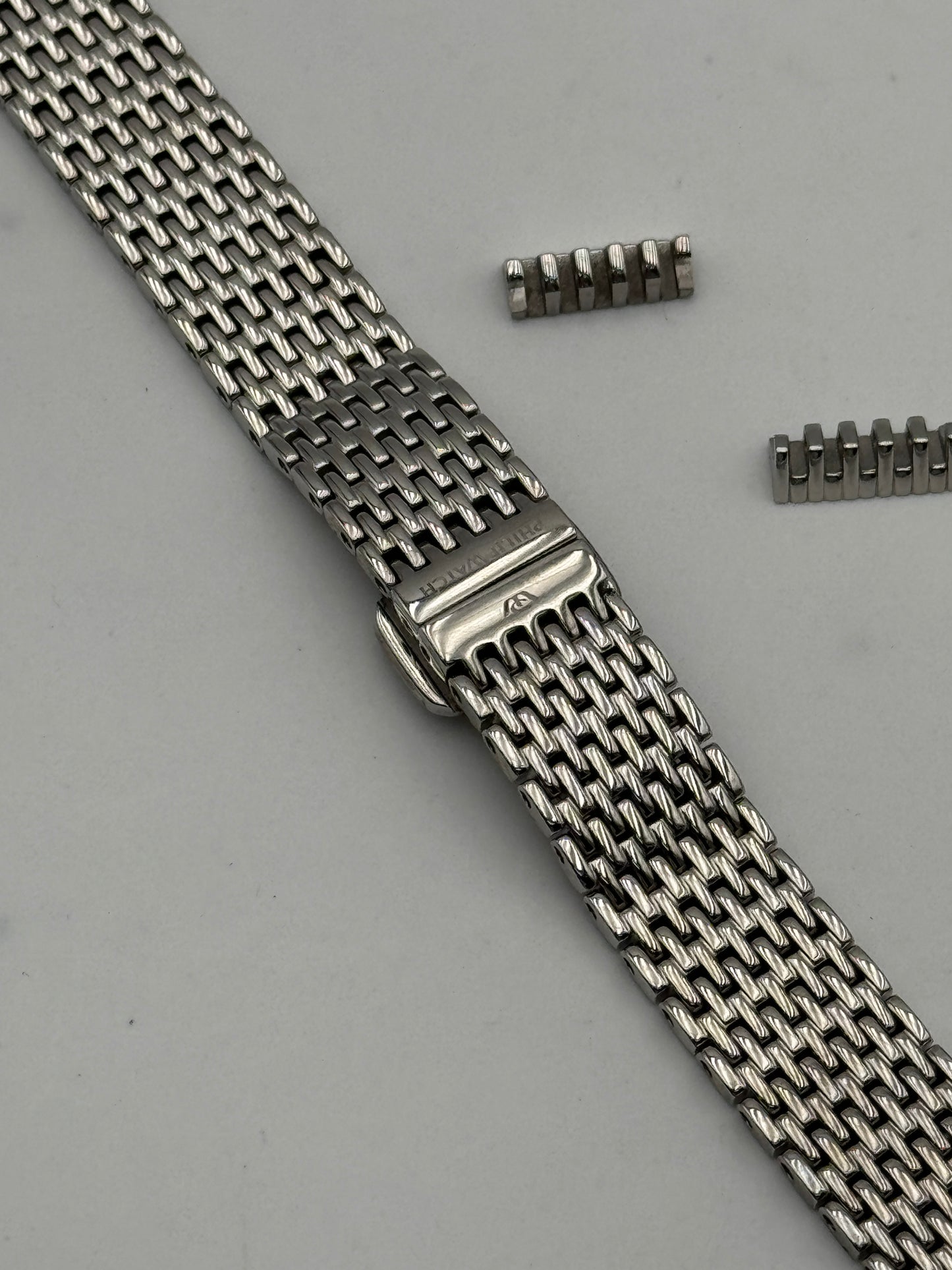 Philip Watch bracciale bracelet acciaio cinturino strap 13mm
